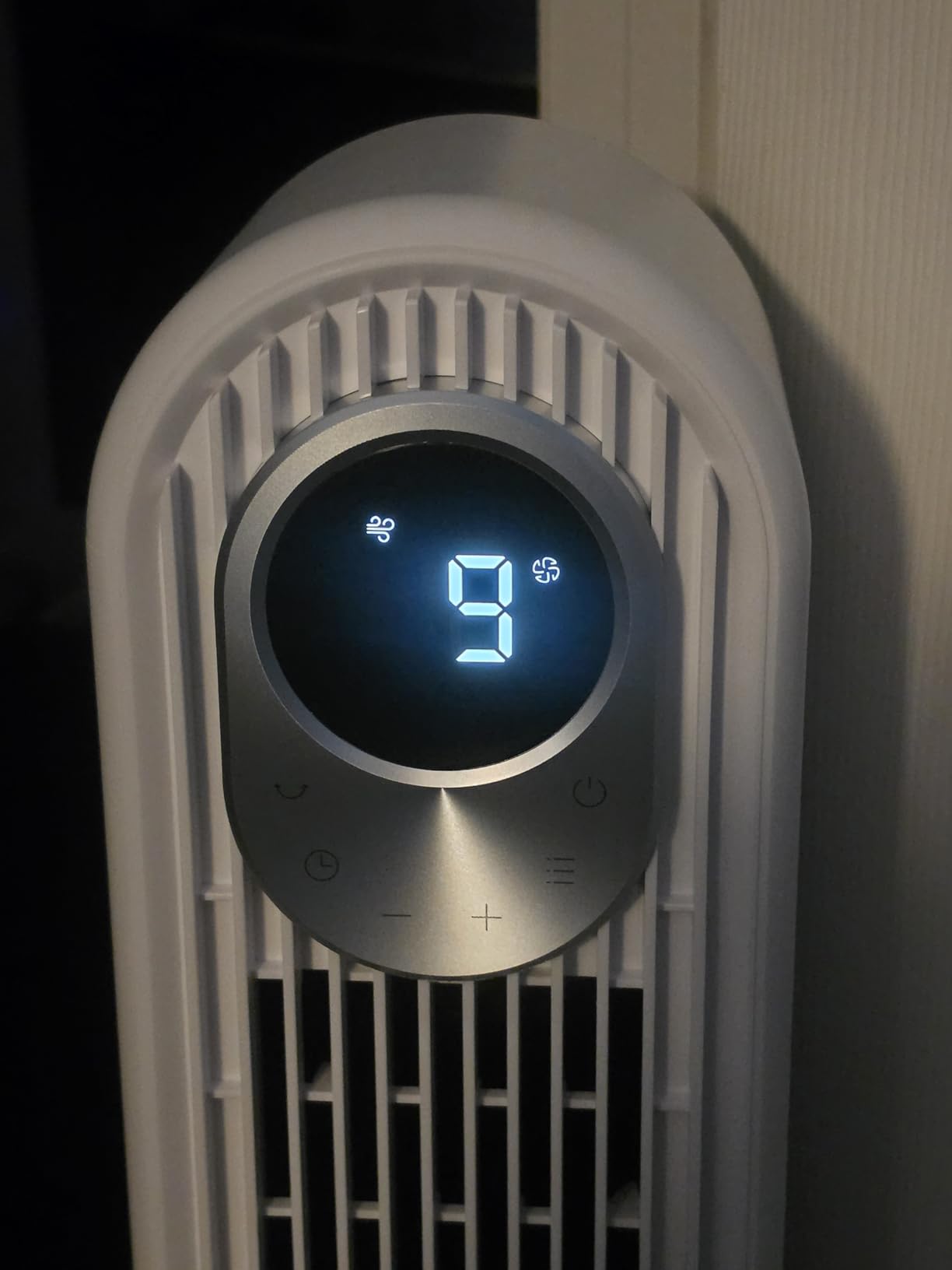 DREO Tower Fan for Bedroom, 28ft/s High Velocity, 9 Speeds, DC Motor | 2026 Upgraded Ultra-Quiet Fan, 4 Modes, 12H Timer, 90° Oscillating Cooling Standing Fan for Indoor Home Office Room, 42 inch customer photo 1