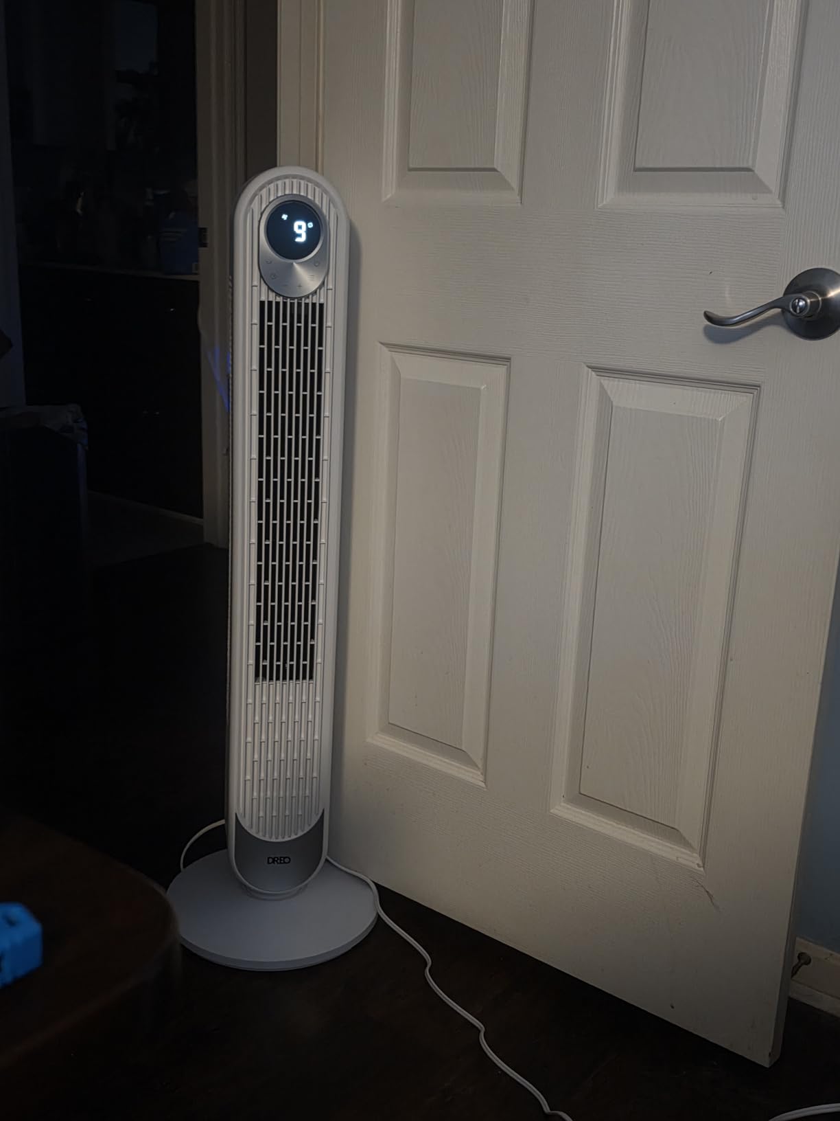 DREO Tower Fan for Bedroom, 28ft/s High Velocity, 9 Speeds, DC Motor | 2026 Upgraded Ultra-Quiet Fan, 4 Modes, 12H Timer, 90° Oscillating Cooling Standing Fan for Indoor Home Office Room, 42 inch customer photo 2