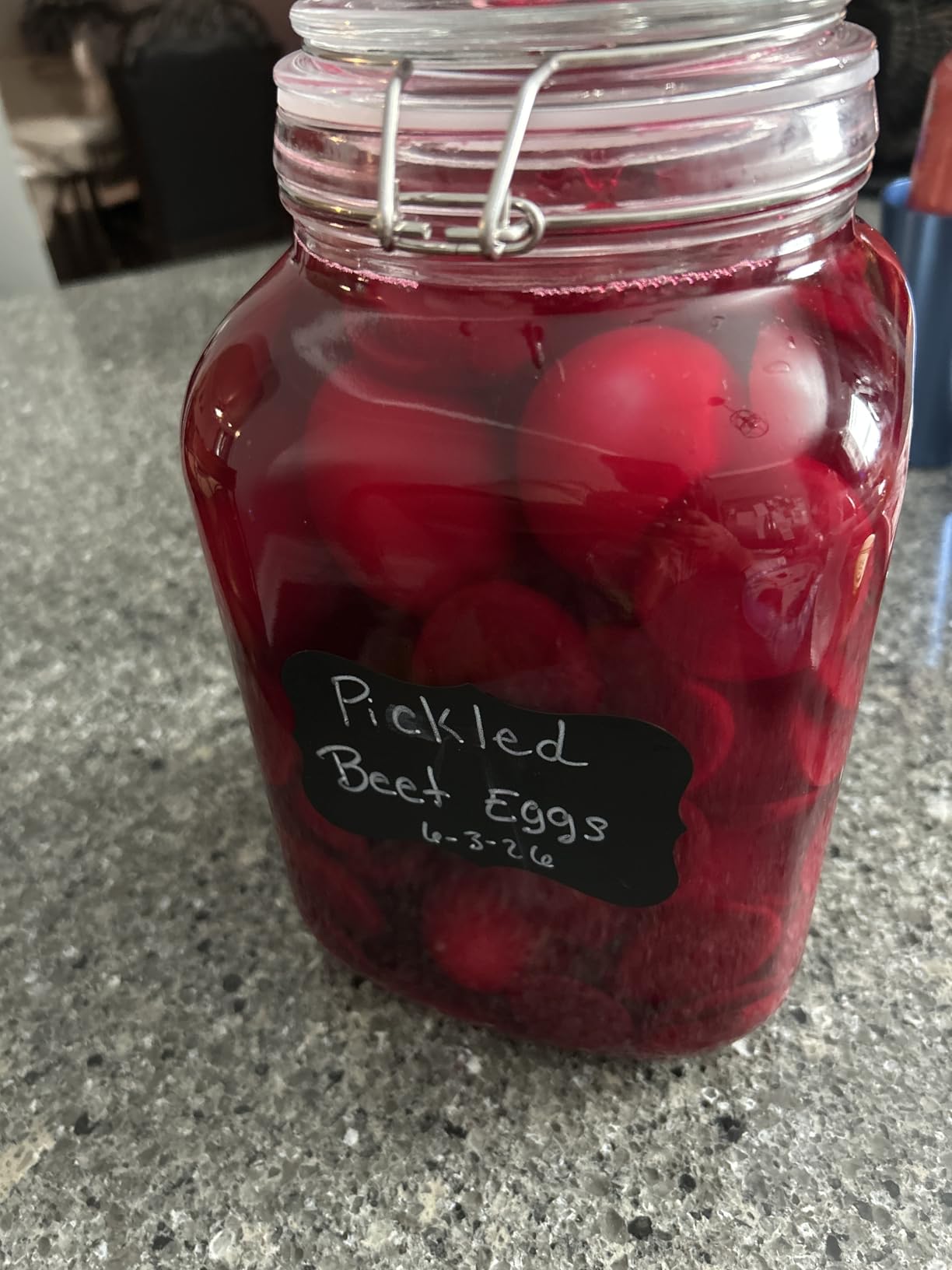 Folinstall 1 Gallon Square Super Wide-Mouth Glass Jars with Airtight Lids, Glass Storage Jars with 2 Measurement Mark, Sturdy Canning Jars with Large Capacity 4100 ML For Overnight Oats customer photo 2