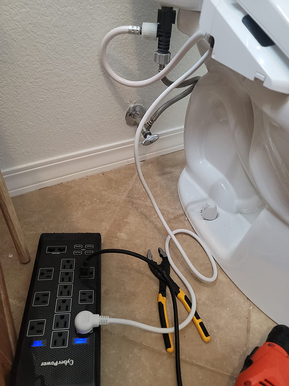 TOTO WASHLET K300 Electronic Bidet Toilet Seat with Instantaneous Water Heating, PREMIST and EWATER+ Wand Cleaning, Elongated, Cotton White - SW3036R#01 customer photo 2