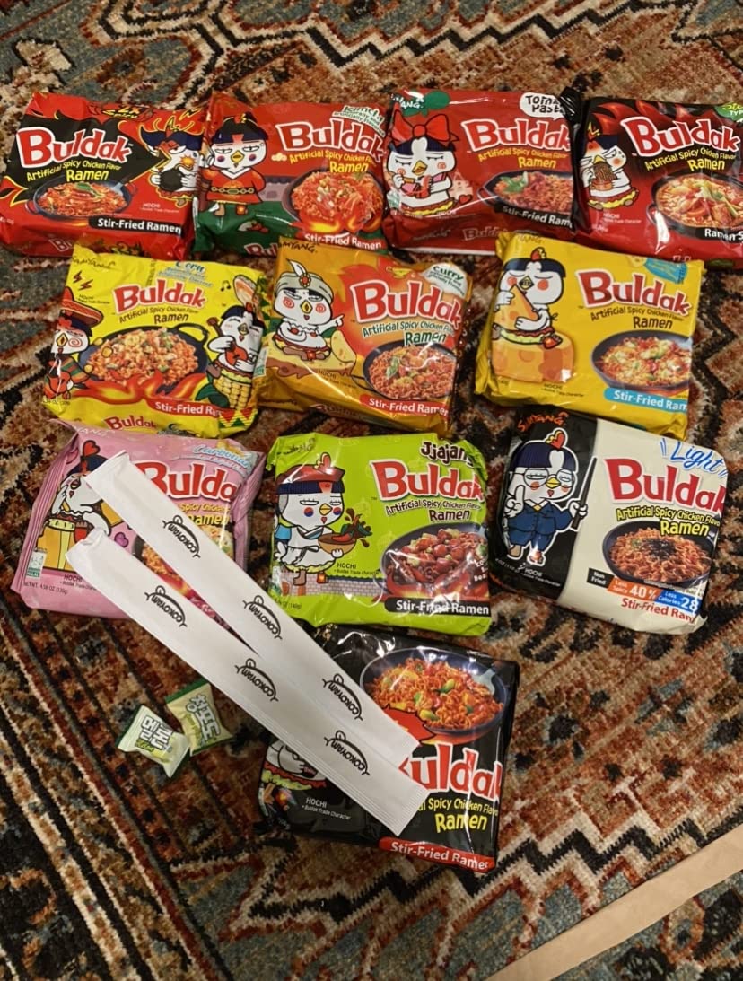 Samyang Spicy Hot Chicken 11 Flavors Combo - Buldak Ramen 11 Packs customer photo 1