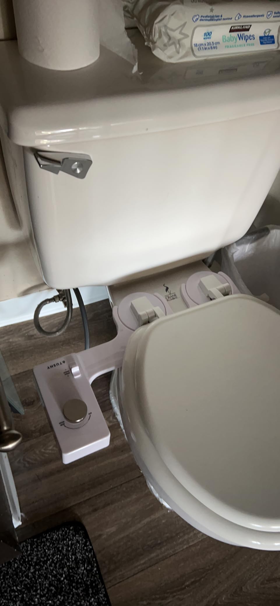 TUSHY Classic 3.0 Bidet Toilet Seat Attachment, Brushed Nickel customer photo 1