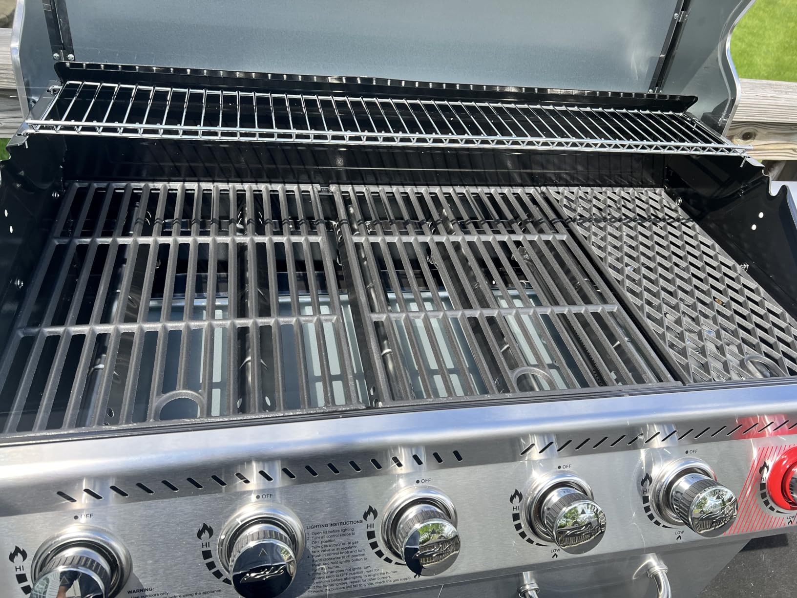 Royal Gourmet GA6402S 6-Burner Propane Gas Grill with Side Burner and Warming Rack, 74,000 BTUs, Cabinet Style Outdoor BBQ Grill for Barbecue Grilling & Backyard Cooking customer photo 2