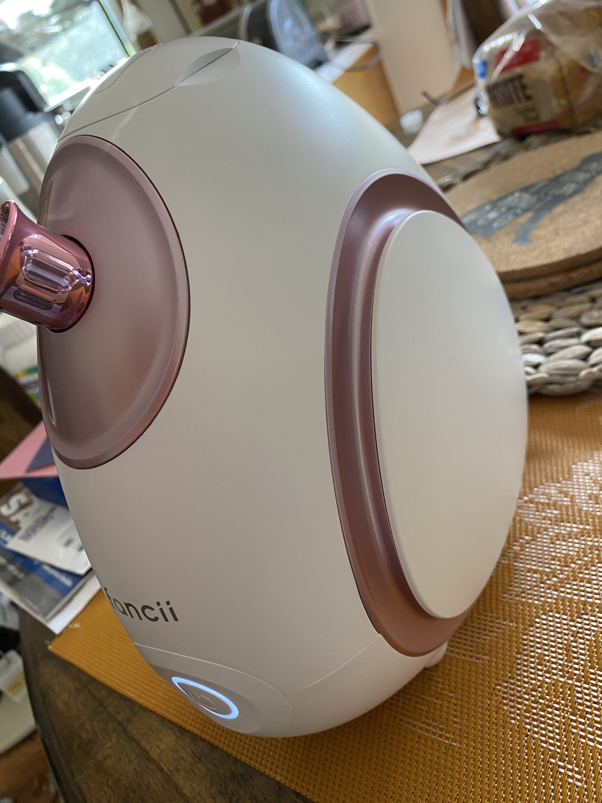 Fancii Nano Ionic Facial Steamer Hot & Cool with Aromatherapy and 6 Spa Settings - 30 Min Steam Time - Professional Home Face Sauna for Moisturizing & Pore Cleansing, Rivo customer photo 1