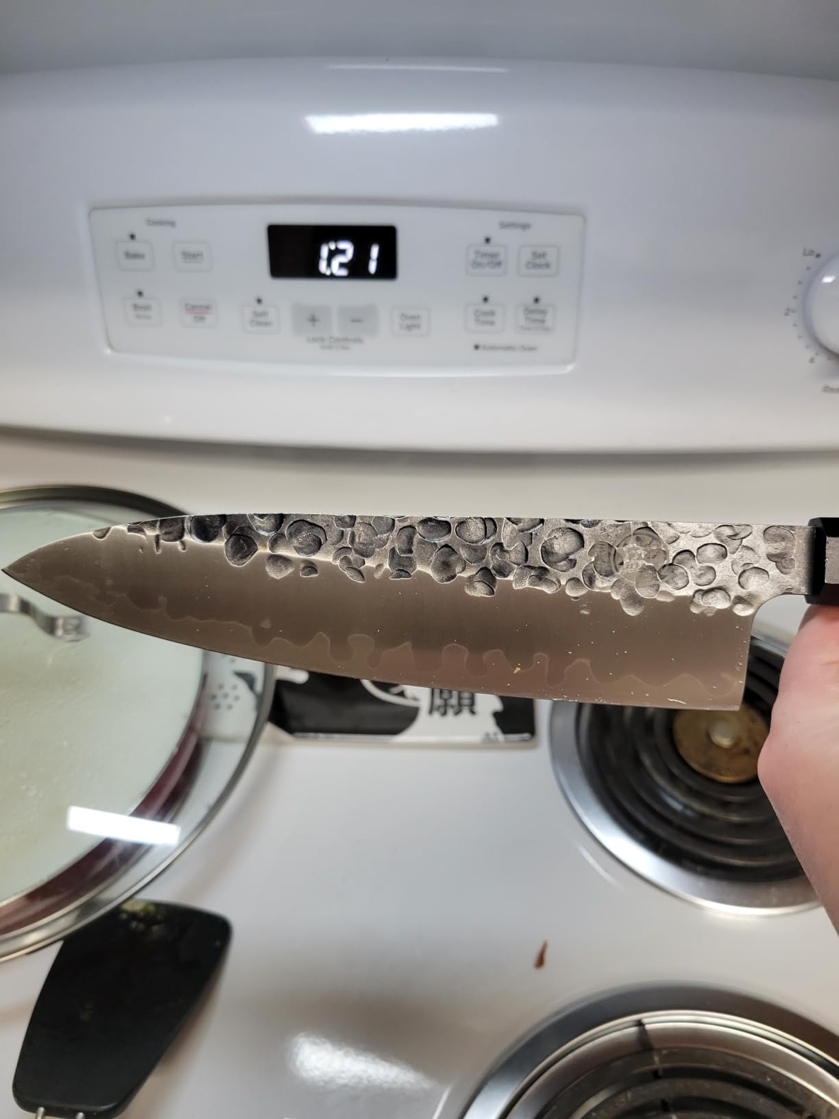MITSUMOTO SAKARI 8 Inch Japanese Gyuto Chef Knife | Hand forged, 3-layer 9Cr18MoV steel, rosewood handle, sandalwood box, for meat, fish and vegetables customer photo 1