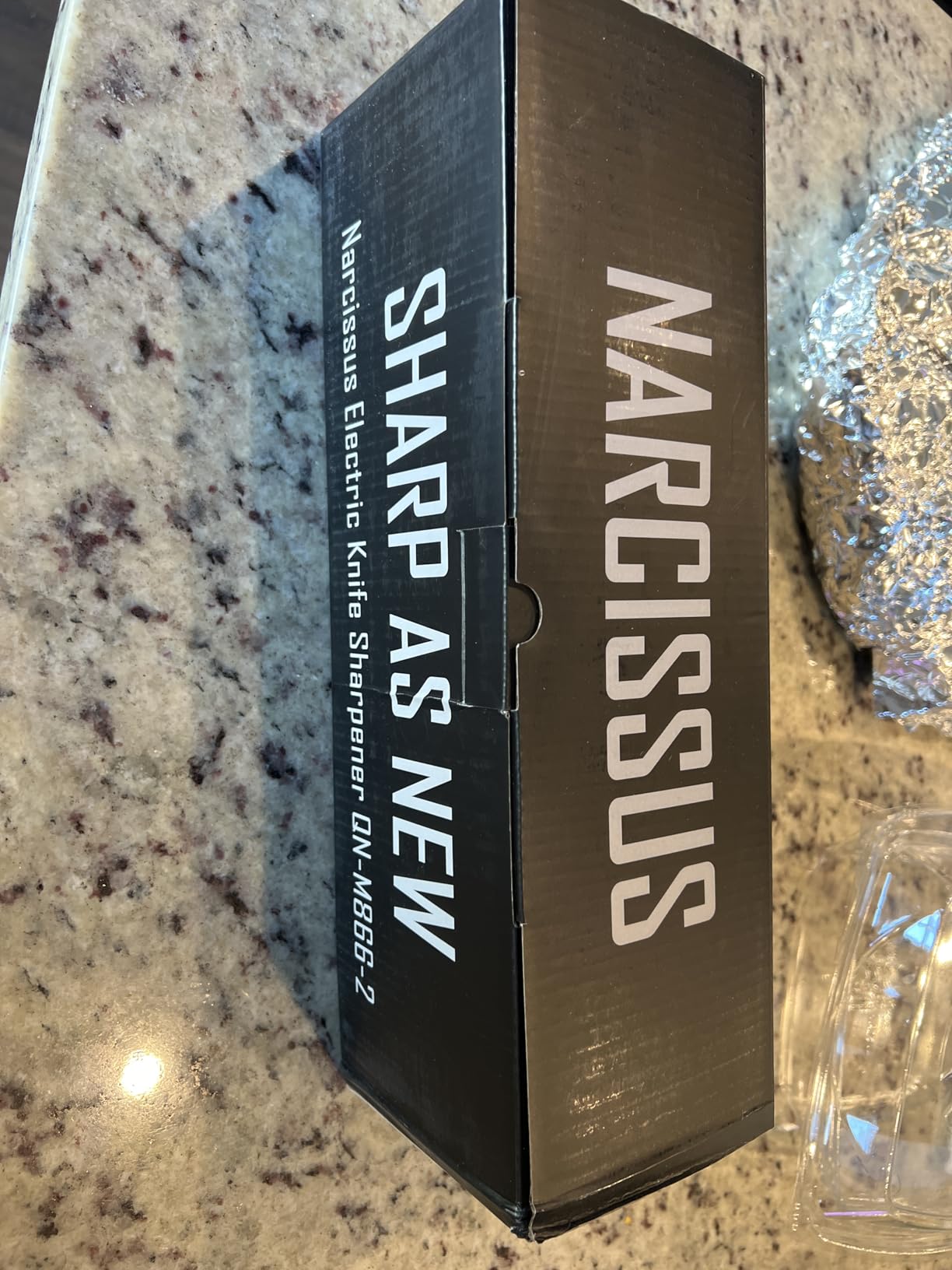 Narcissus Professional 2 Stage Electric Knife Sharpener with Scissors Sharpener customer photo 2