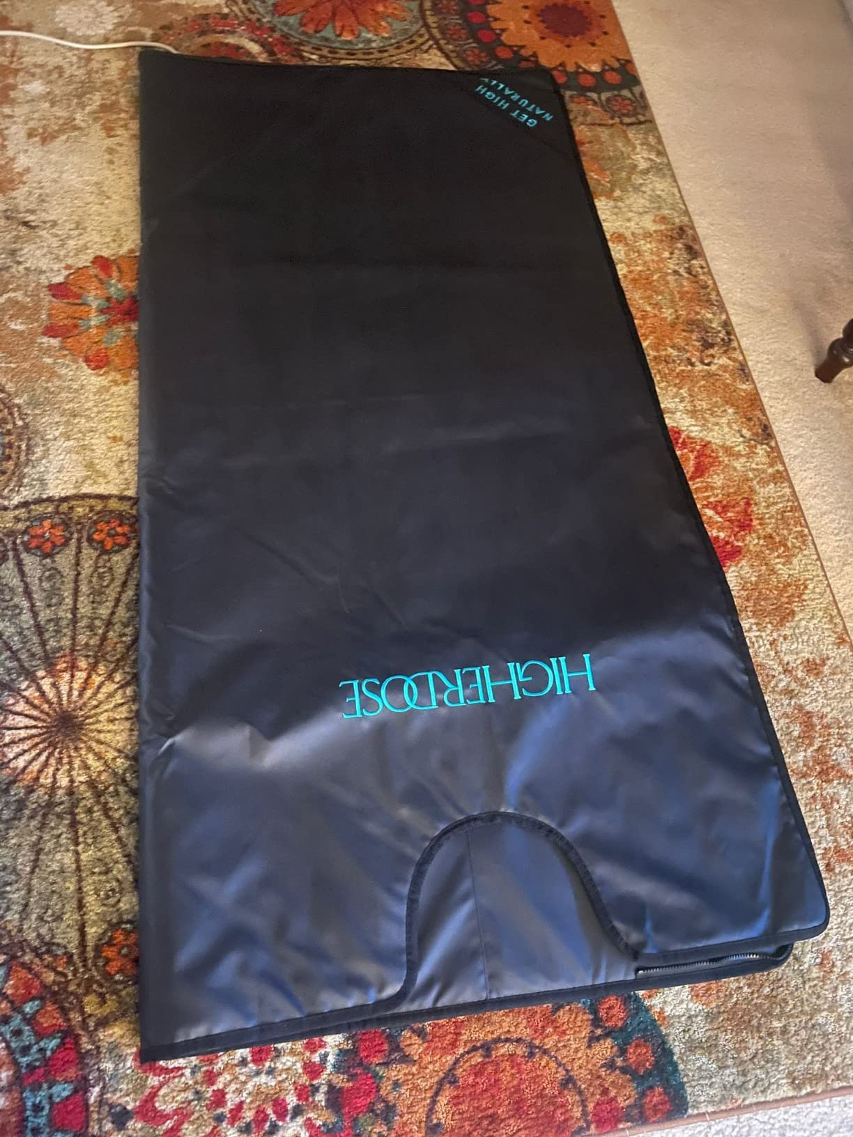 HigherDOSE Infrared Sauna Blanket with Low EMF for Personal Sauna at Home | Supports Full Body Detox, Muscle Recovery & Glowing Skin, Low EMF, 9 Temp Levels, Portable Home Sauna Spa Experience customer photo 2