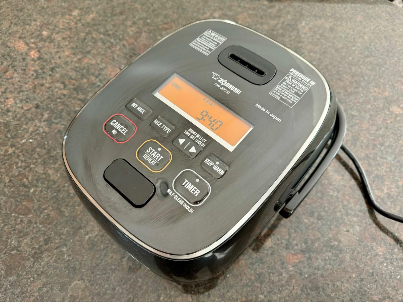 Zojirushi NW-JEC18BA Pressure Induction Heating Rice Cooker (10-Cup) customer photo 2