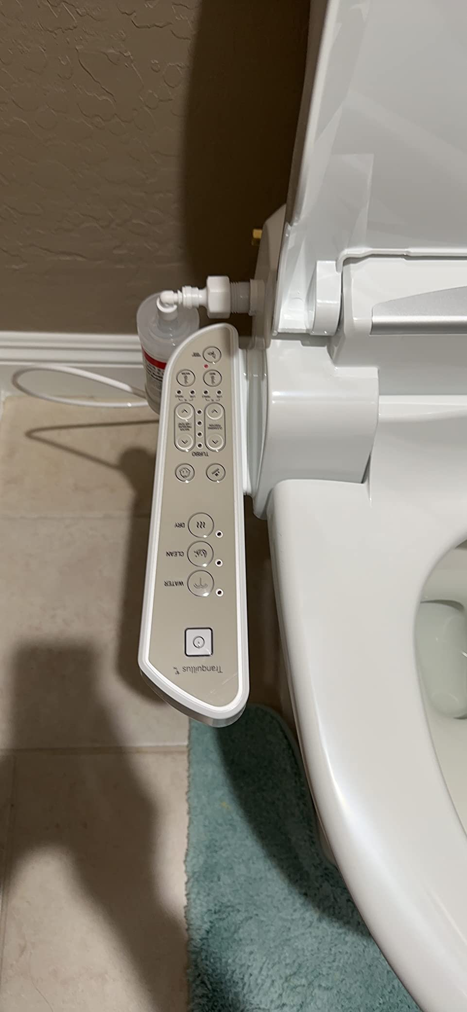 Tranquillus Essential - Electric Bidet Seat, Heated, Dryer, Adjustable Water/Air, Soft Close, ADA, Korean Made customer photo 1