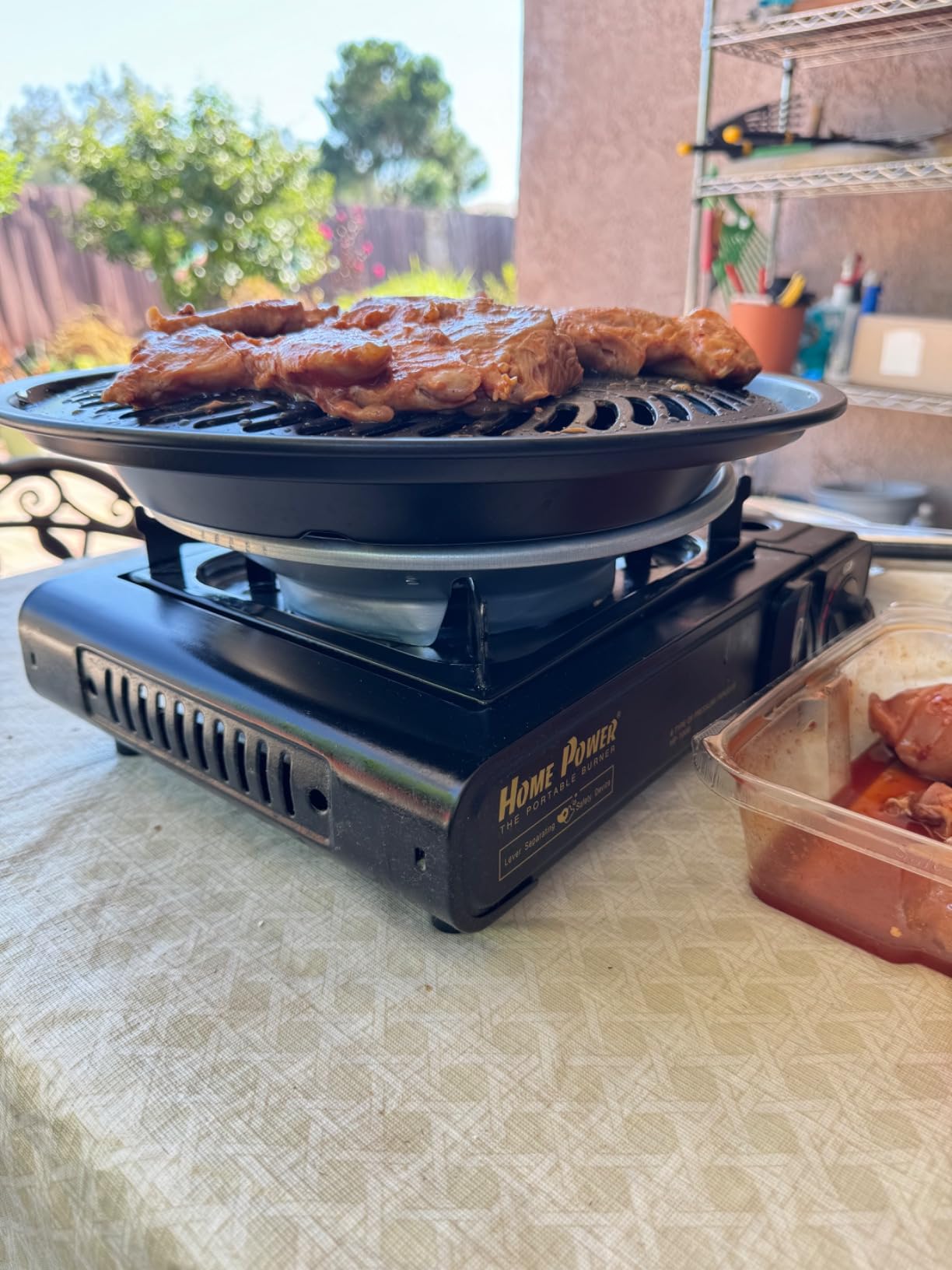 Korean BBQ Grill Pan, Nonstick 13.5