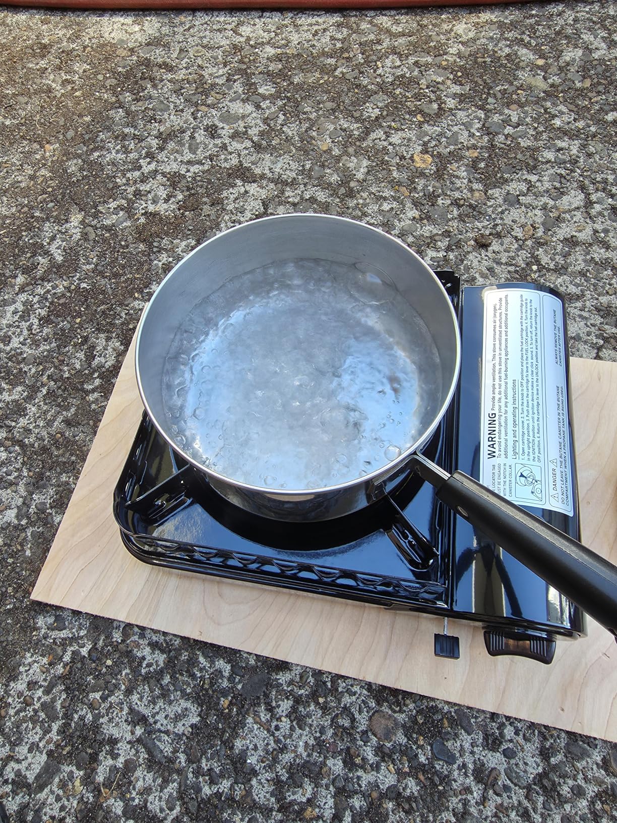 GasOne 15,000 BTU Propane or Butane Stove Dual Fuel Stove Portable Camping Stove - Patented - with Carrying Case customer photo 1
