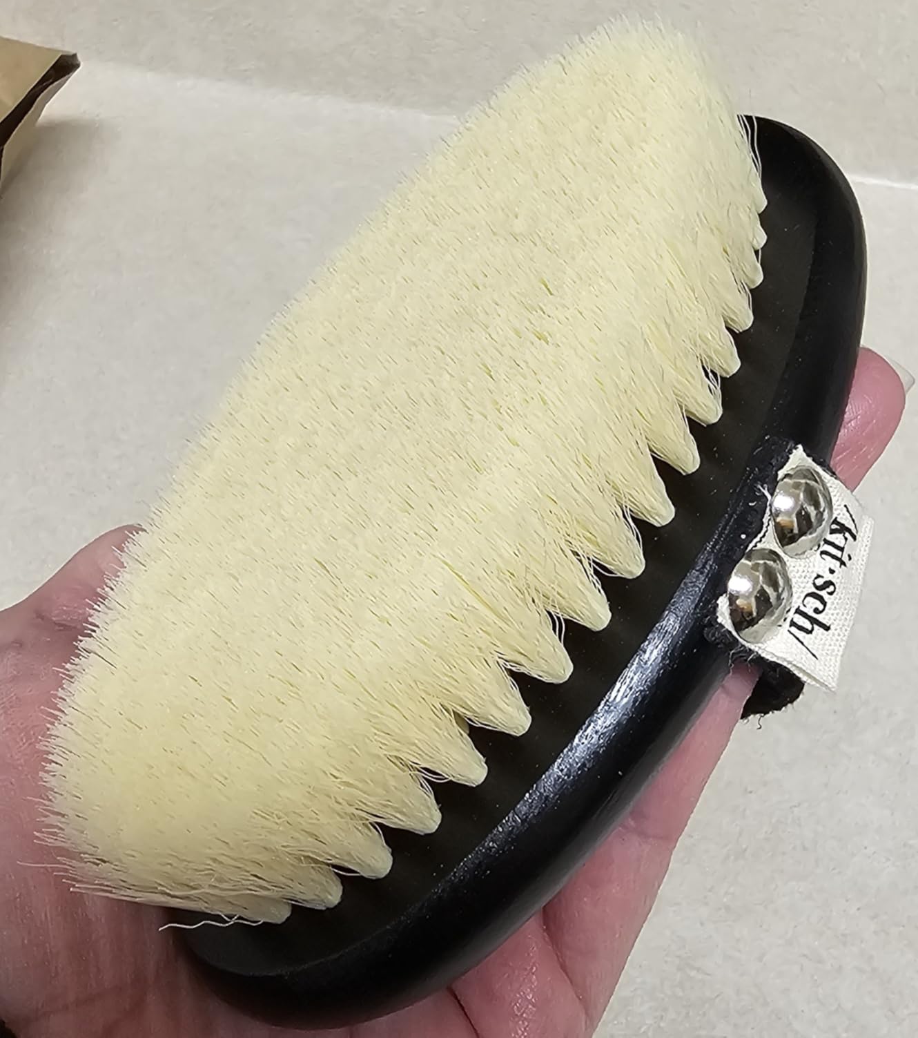 Kitsch Dry Brushing Body Brush for Lymphatic Drainage- Soft Bristles Shower Brush - Dry Brush to Remove Dry Skin and Improves Blood Circulation, Body Scrubber for Glowing Skin, Sauna Accessories customer photo 2