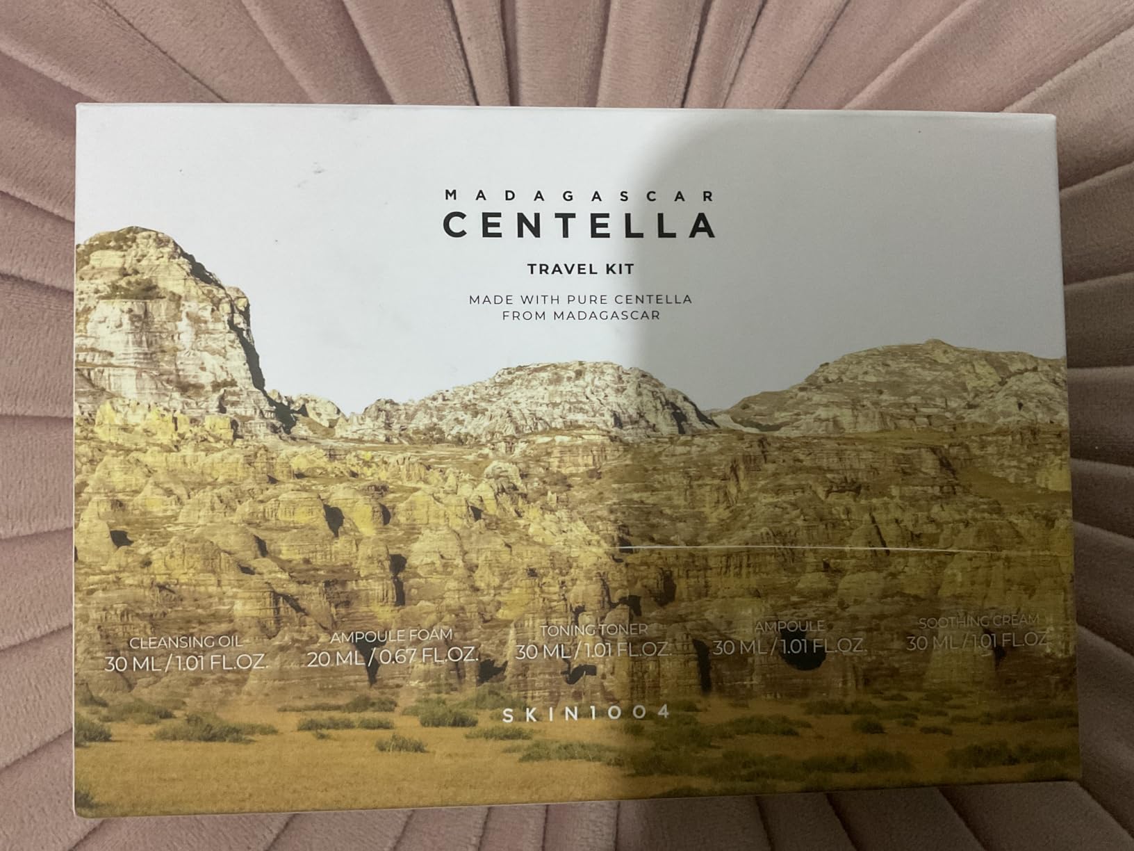 SKIN1004 Centella Travel Kit, Korean Skin Care Set of 5, Travel Size | A Travel Size Skincare Gift Set with Toner, Serum, Oil Cleanser, Face Wash, and Moisturizer, Made with Madagascar Centella customer photo 2