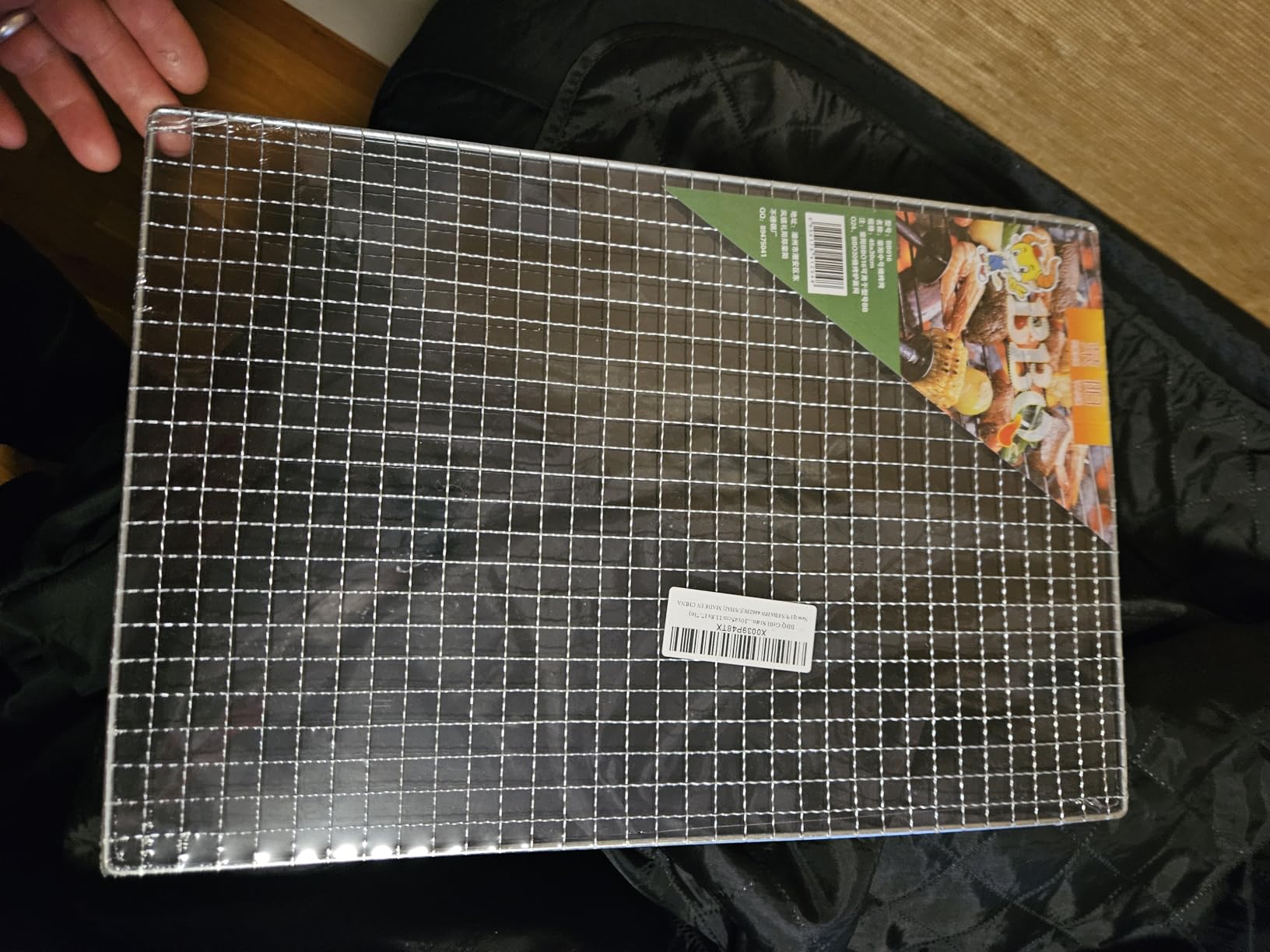 Stainless Steel BBQ Grill Grates Replacement - Mesh Wire Net, 25x40cm/9.8x15.7in, for Outdoor Barbecue and Camping customer photo 2