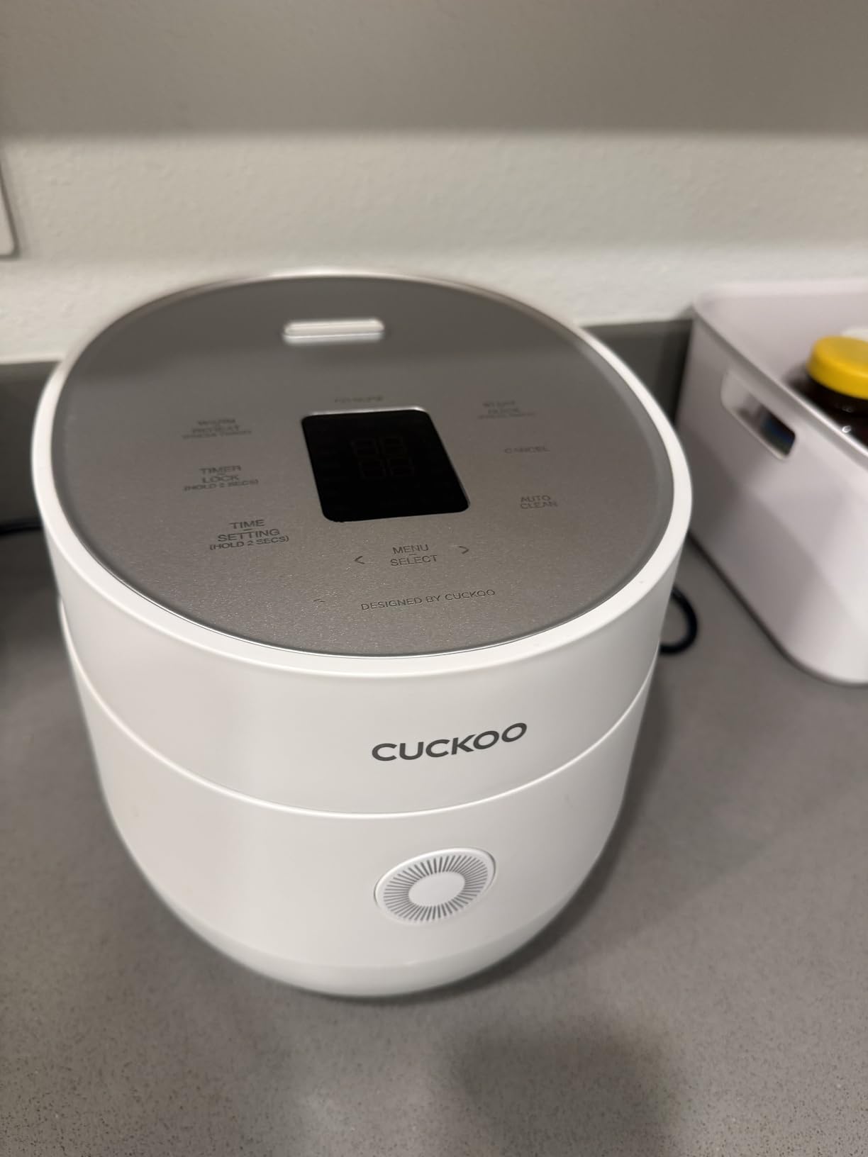 Cuckoo Micom Rice Cooker 3-Cup Uncooked / 6-Cup Cooked with Nonstick Inner Pot, Small Rice Maker with 8 Menu Options, Fuzzy Logic Technology, Auto Clean, Quick Rice Mode, White (CR-0375FW) customer photo 2