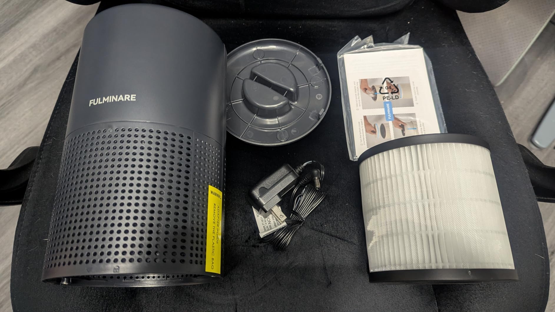 Air Purifiers for Bedroom, FULMINARE H13 True HEPA Filter | Remove Pet Hair, Smoke, Odors, Quiet Air Cleaner With Night Light, Portable Small Air Purifier for Home, Office, Living Room customer photo 1