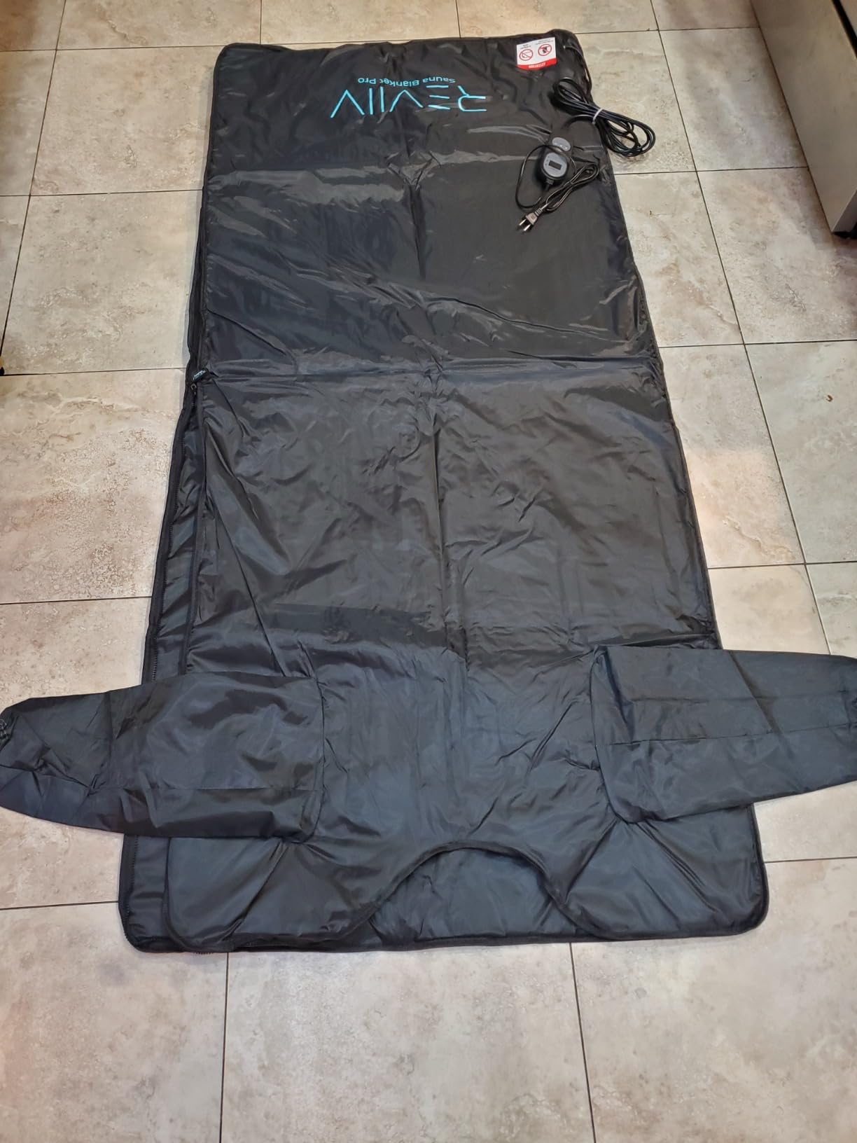 Portable Infrared Sauna Blanket for Home, Carbon Fiber Far Infrared Heating, Low EMF Full Body Sauna Blanket with Washable Towel Insert, Carry Bag & Digital Controller, Relaxation & Recovery customer photo 2