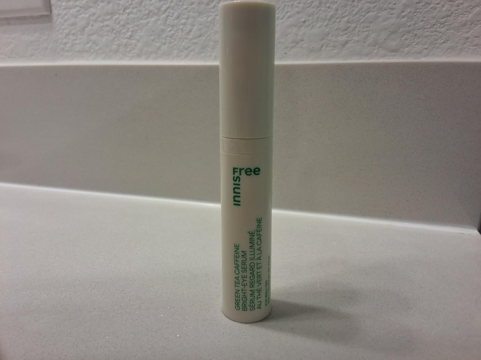 Innisfree Green Tea Caffeine Depuffing Eye Serum with Niacinamide, Cooling Korean Eye Roll-On for Hydration and Brightening customer photo 1