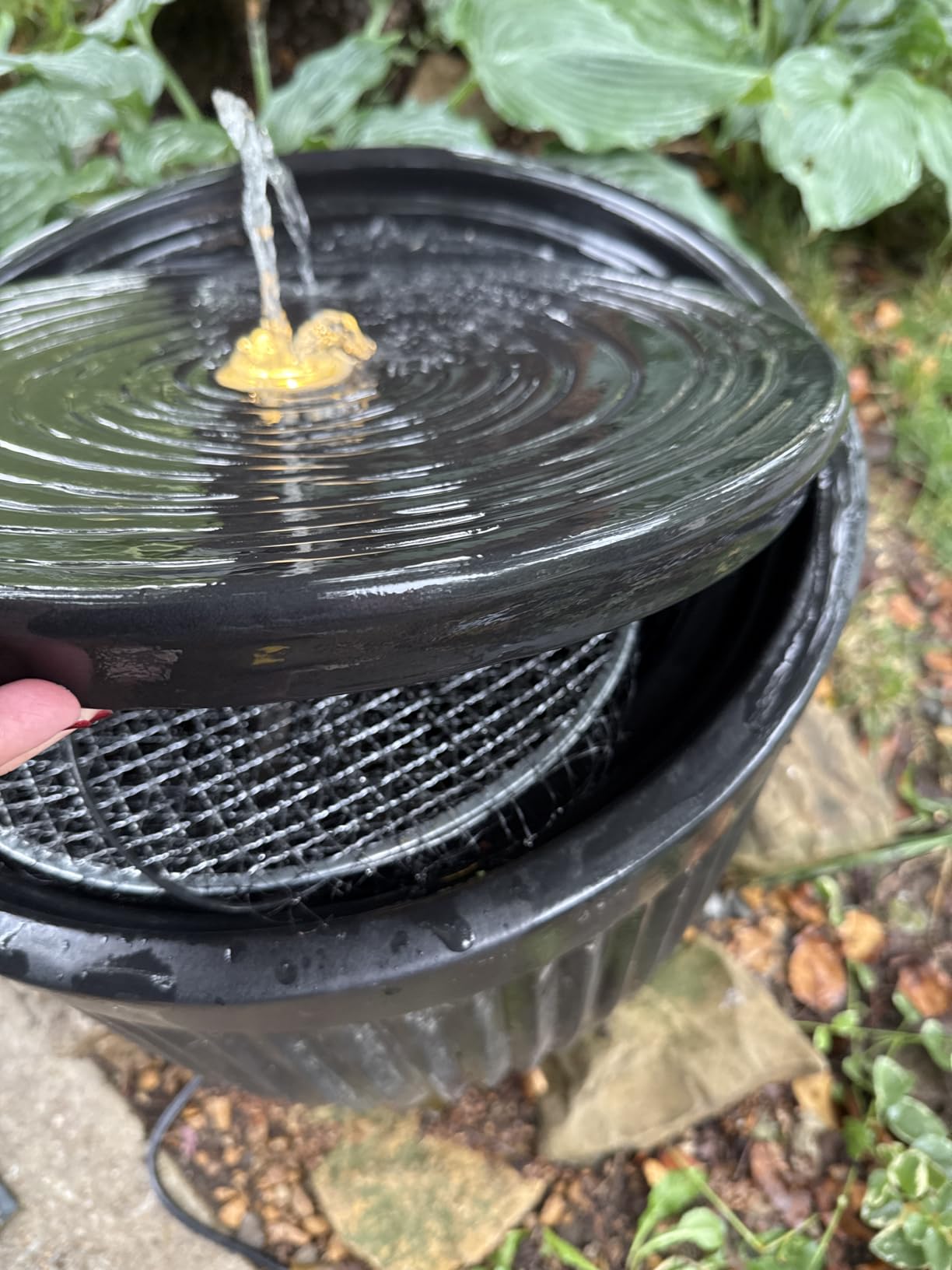 HARFINGTON 5pcs Round BBQ Grill Net 13
