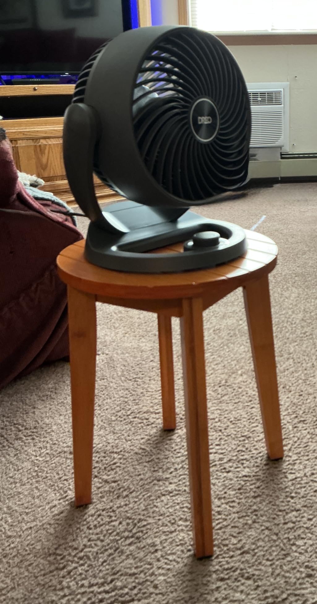 DREO Fan for Bedroom, 12 Inches, 70ft Powerful Airflow, 25db Quiet Table Air Circulator Fans for Whole Room, 120 Degree Adjustable Tilt, 3 Speeds, Desktop Fan for Home, Office, Kitchen customer photo 2