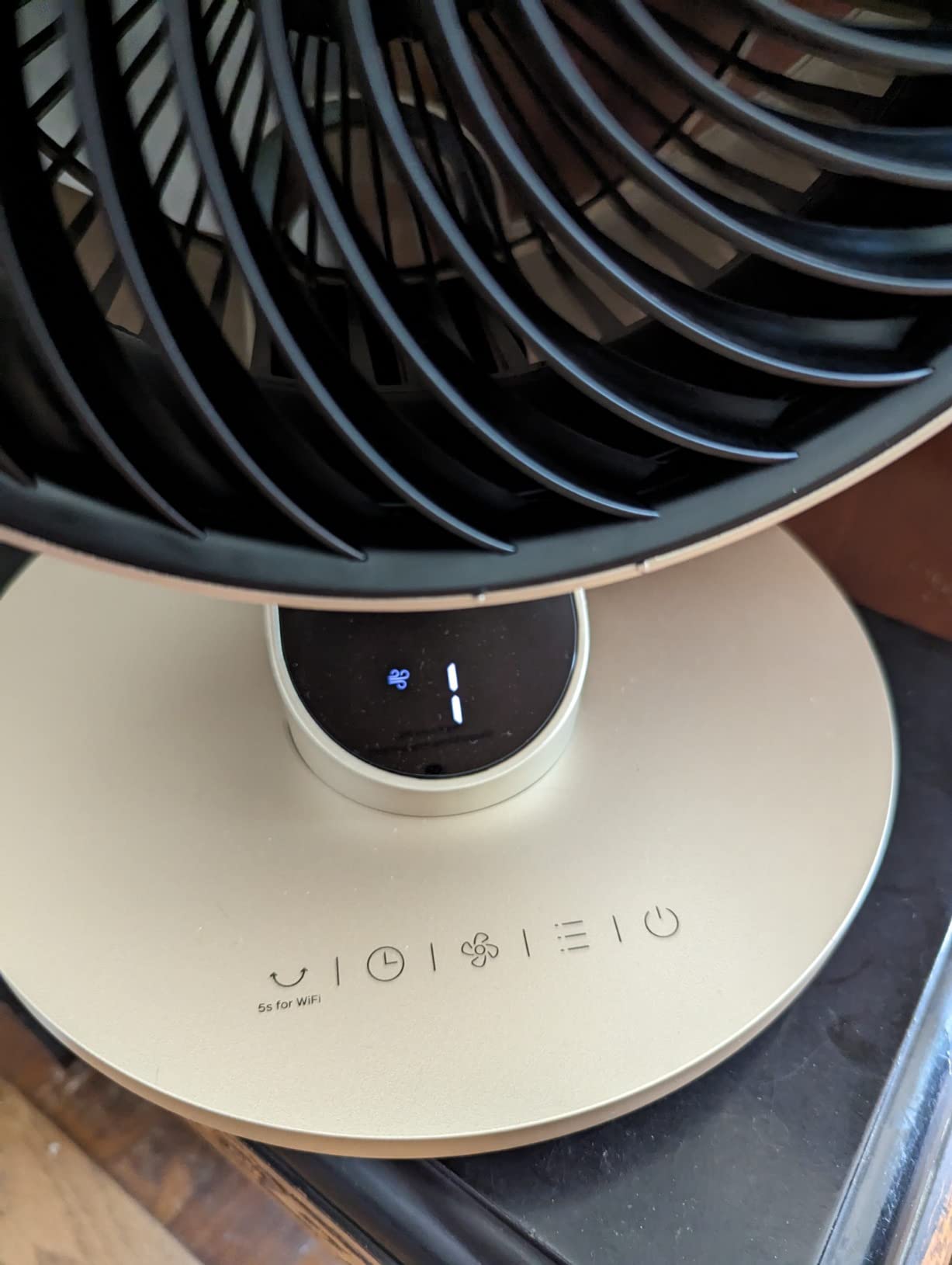 DREO Smart Fan for Bedroom, 120 Degree Vertical and 90 Degree Oscillating Fan with Remote/Voice, 13 Inch Height Quiet Air Circulator for Whole Room, 70 ft, 4 Speeds, 5 Modes, 12H Timer, Desk Fans for Home, Office customer photo 2