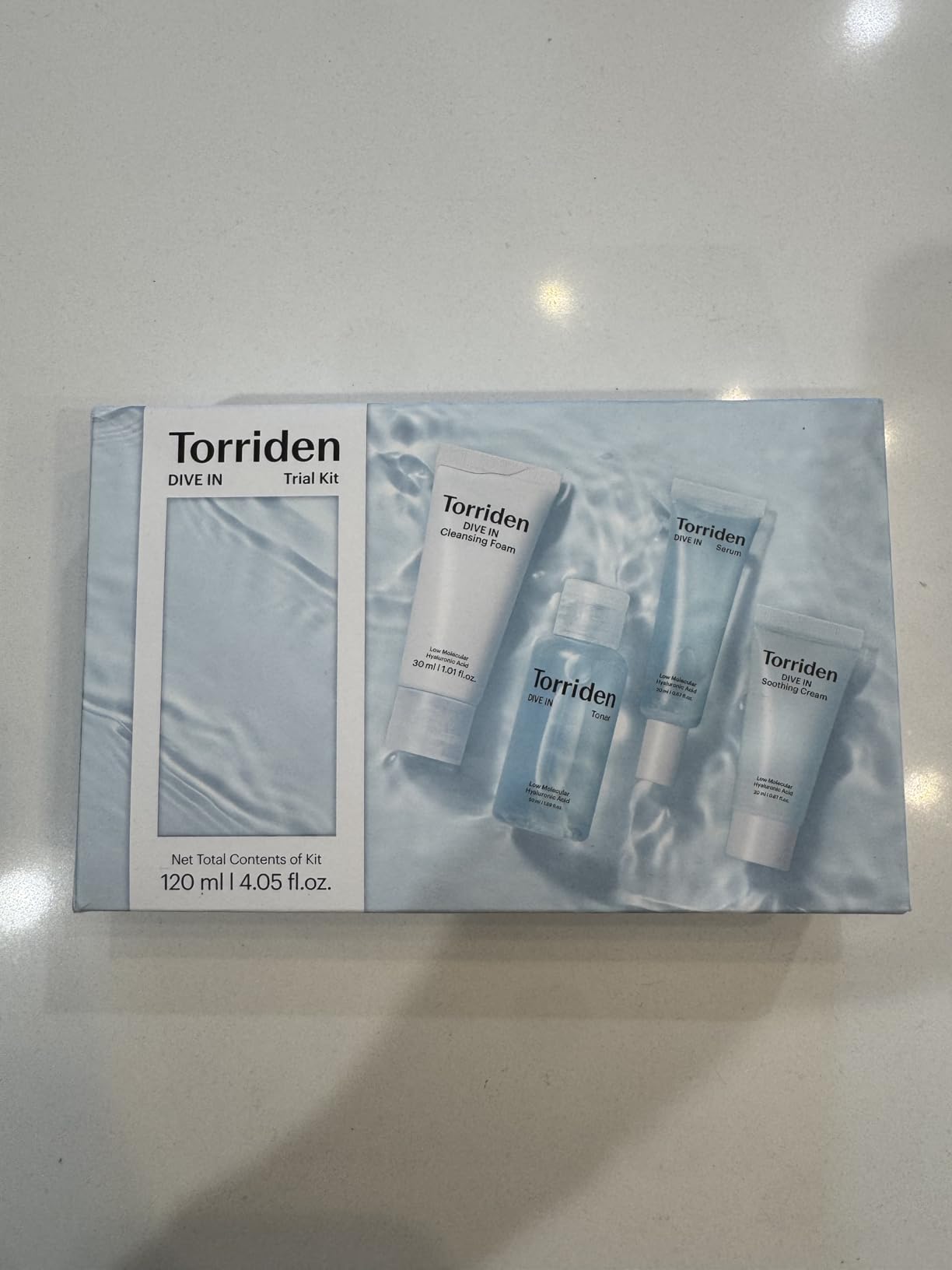 Torriden DIVE IN Trial Kit - Hyaluronic Acid 4-Step Korean Skincare Set with Cleanser, Toner, Serum and Cream customer photo 2