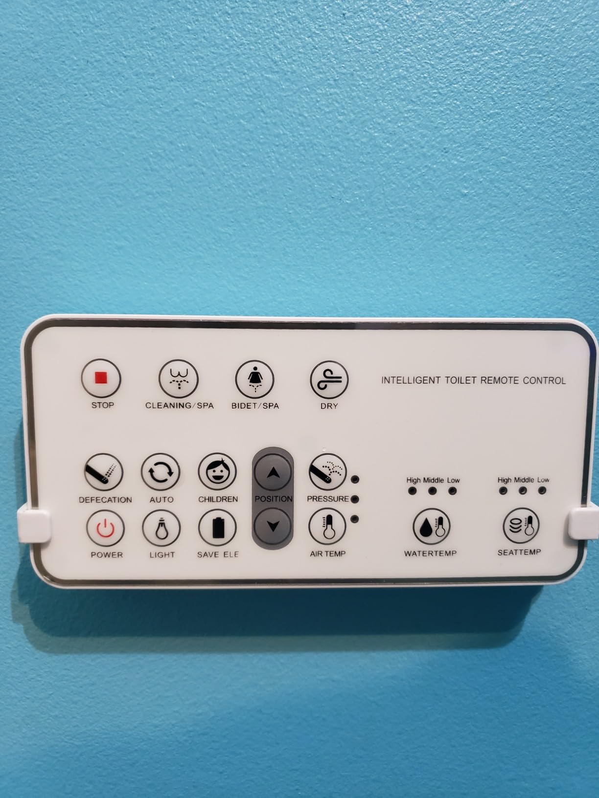 ZMJH A102DS-W Electronic Bidet Toilet Seat, Round, Smart Unlimited Warm Water, Heated Seat with Slow Closes, Vortex Wash, Warm Dryer, Rear and Front Wash, Remote Control, Night Light, White customer photo 1