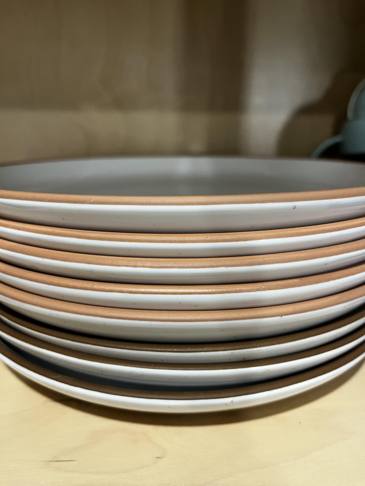 MORA Ceramic Artisan Matte Plates Set, 7.8 in - Set of 6 - The Dessert, Salad, Appetizer, Small Dinner etc Plate. Microwave, Oven, and Dishwasher Safe, Scratch Resistant. Kitchen Porcelain Dish customer photo 1