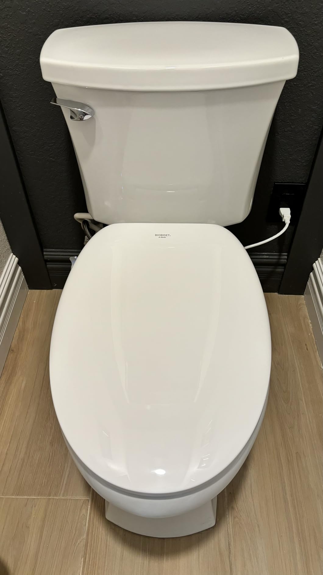 Bio Bidet Bliss BB500 Heated Electric Bidet Seat with Warm Water Wash, Night Light, Low Profile Design, Elongated customer photo 1
