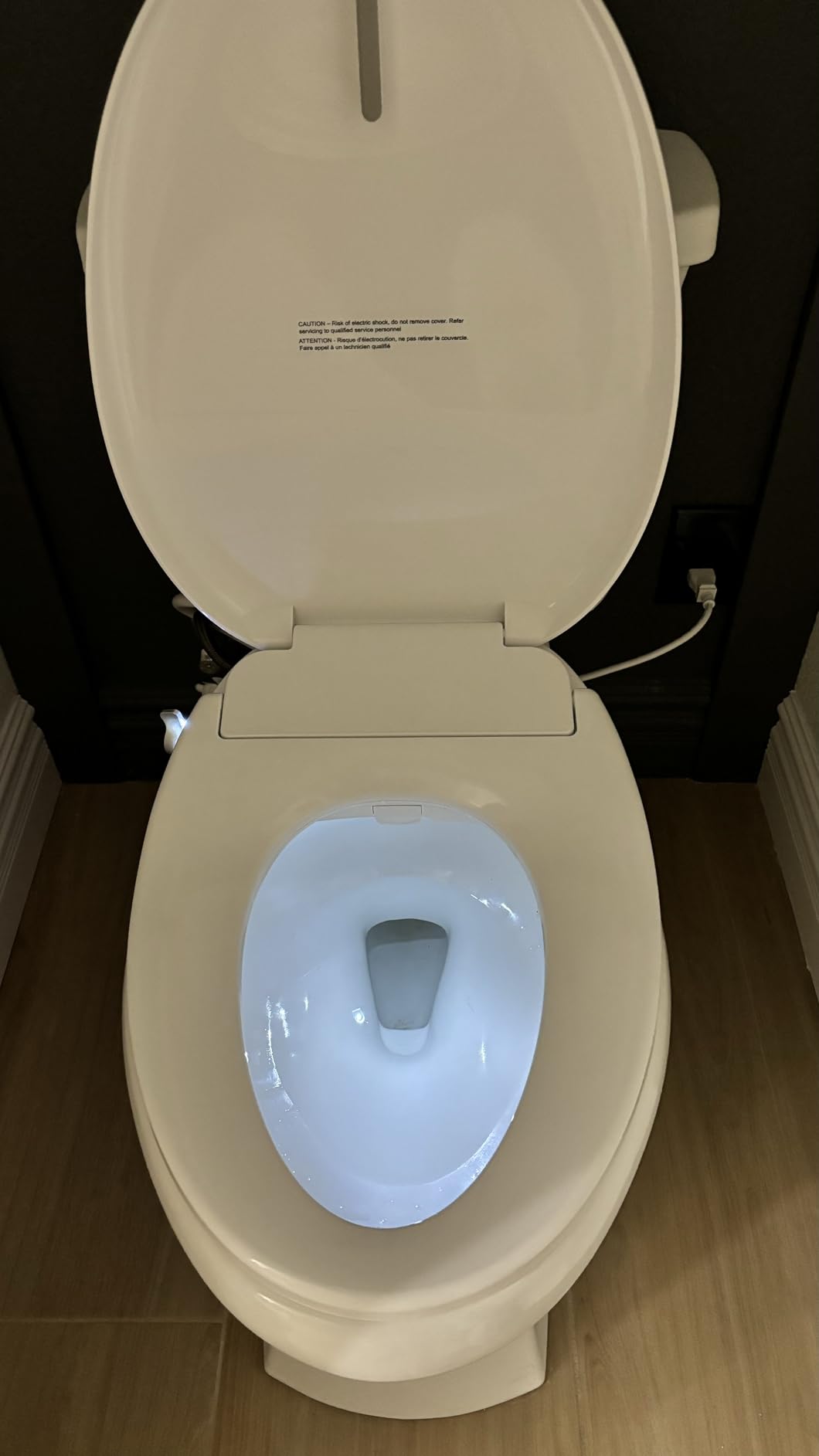 Bio Bidet Bliss BB500 Heated Electric Bidet Seat with Warm Water Wash, Night Light, Low Profile Design, Elongated customer photo 2