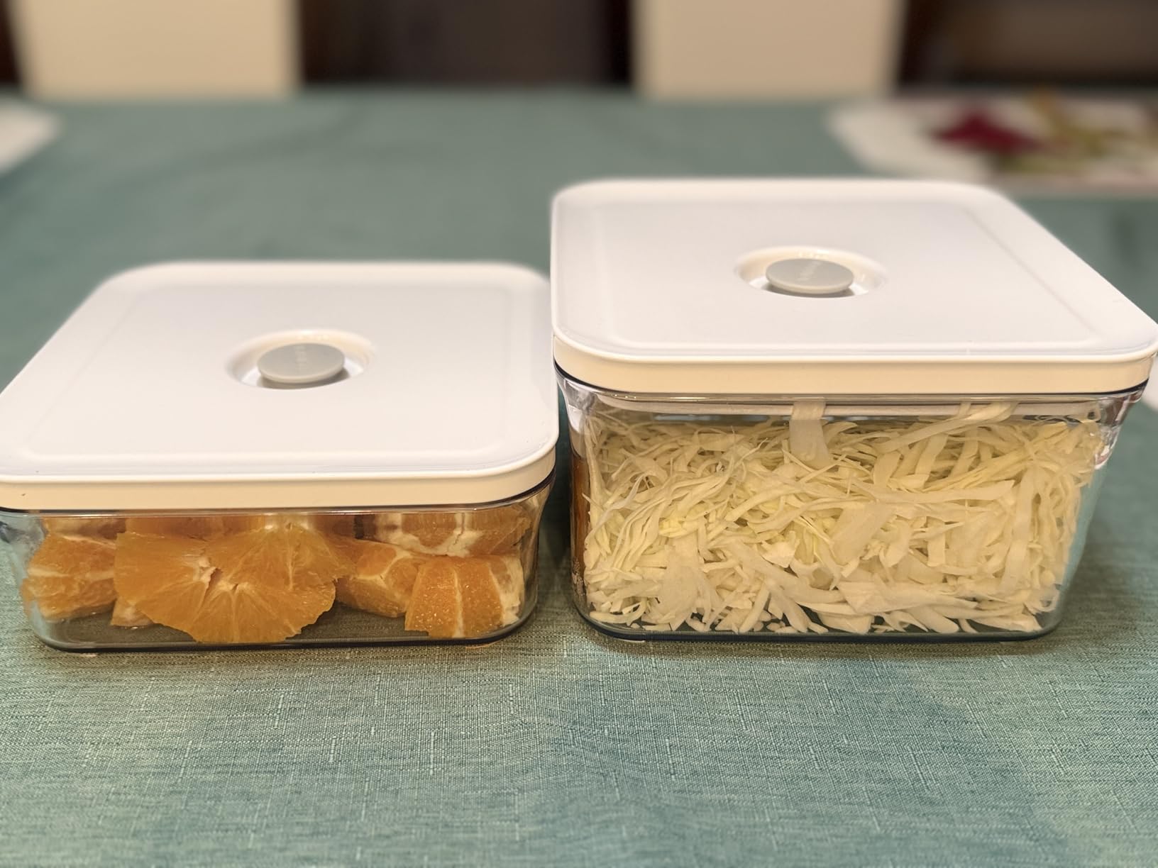VAKUEN Premium Airtight Food Storage Container, Special Edition Mercury Color 8P/Set (7pcs Container and Vacuum Sealer), Patented Double Silicone Lining, 100% Leak Proof, BPA-FREE customer photo 2
