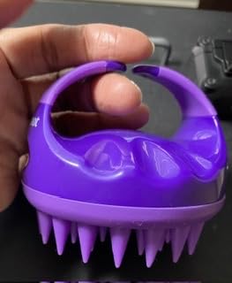 Dr. Groot Premium Scalp Cleansing Brush, Hair Scalp Massager, Scalp Scrubber with Soft Silicone Bristles, Hair Shampoo Brush for Scalp Exfoliation, Wet Dry Hair Brush for Scalp Care customer photo 1