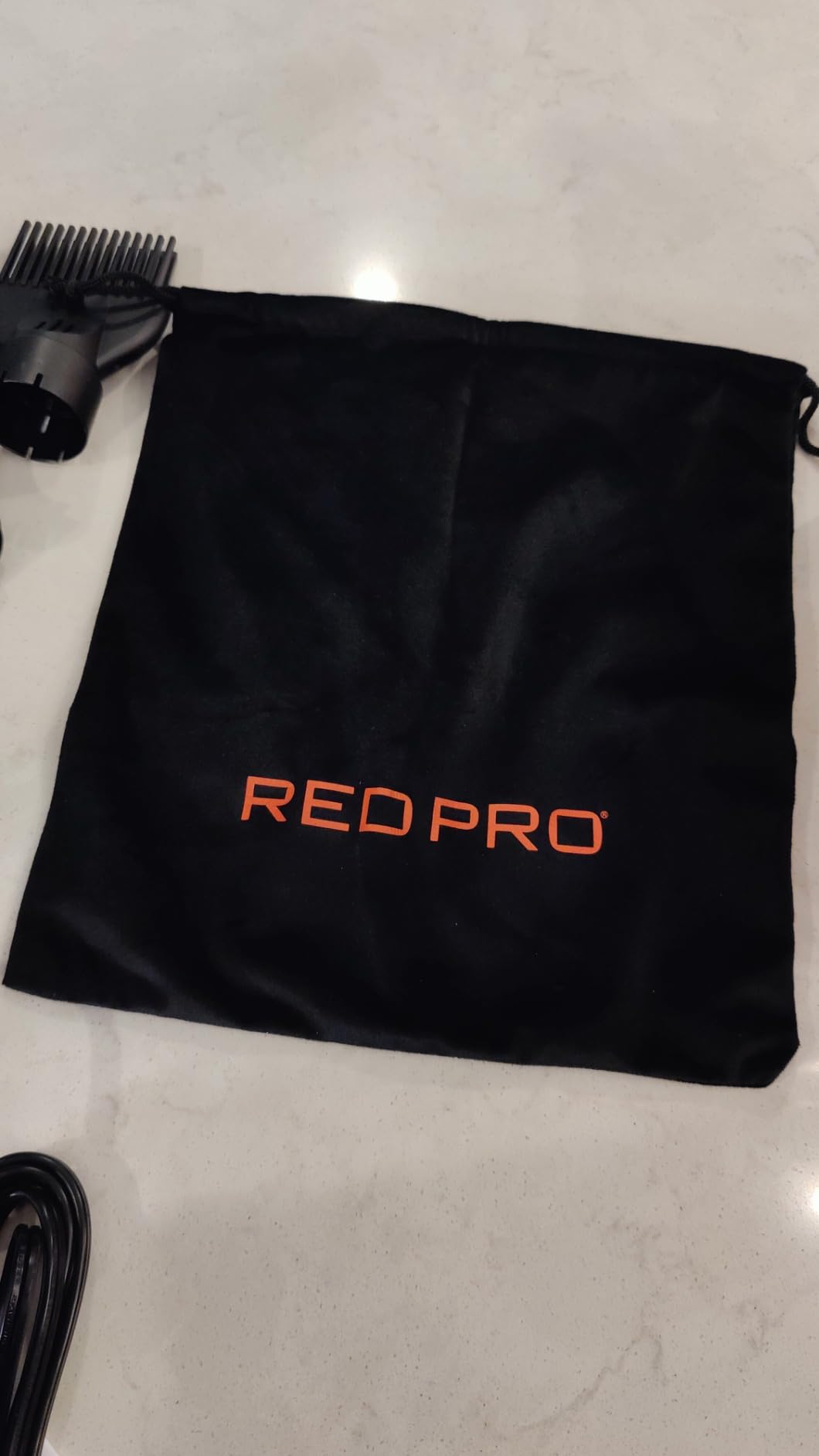 RED Pro Hair Dryer Soni-Clone 110,000 RPM High Speed BLDC Motor Dryer, Strong Air Flow for Fast Drying, Lightweight with Luxury Home & Travel Pouch, Magnetic Nozzle Hair Pik, Diffuser & Concentrator customer photo 1