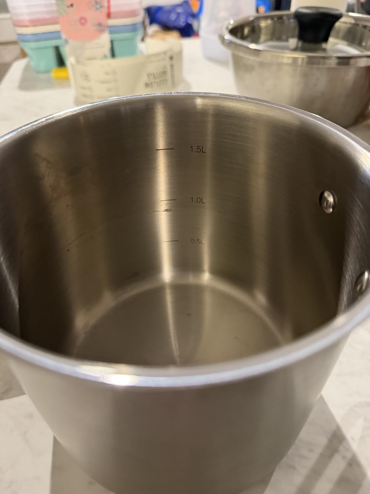 Stainless Steel Saucepan With Glass Lid, Sauce Pan, 2.5 Quart Cooking Pot, Perfect For Boiling Milk, Sauce, Gravies, Pasta, Noodles customer photo 2