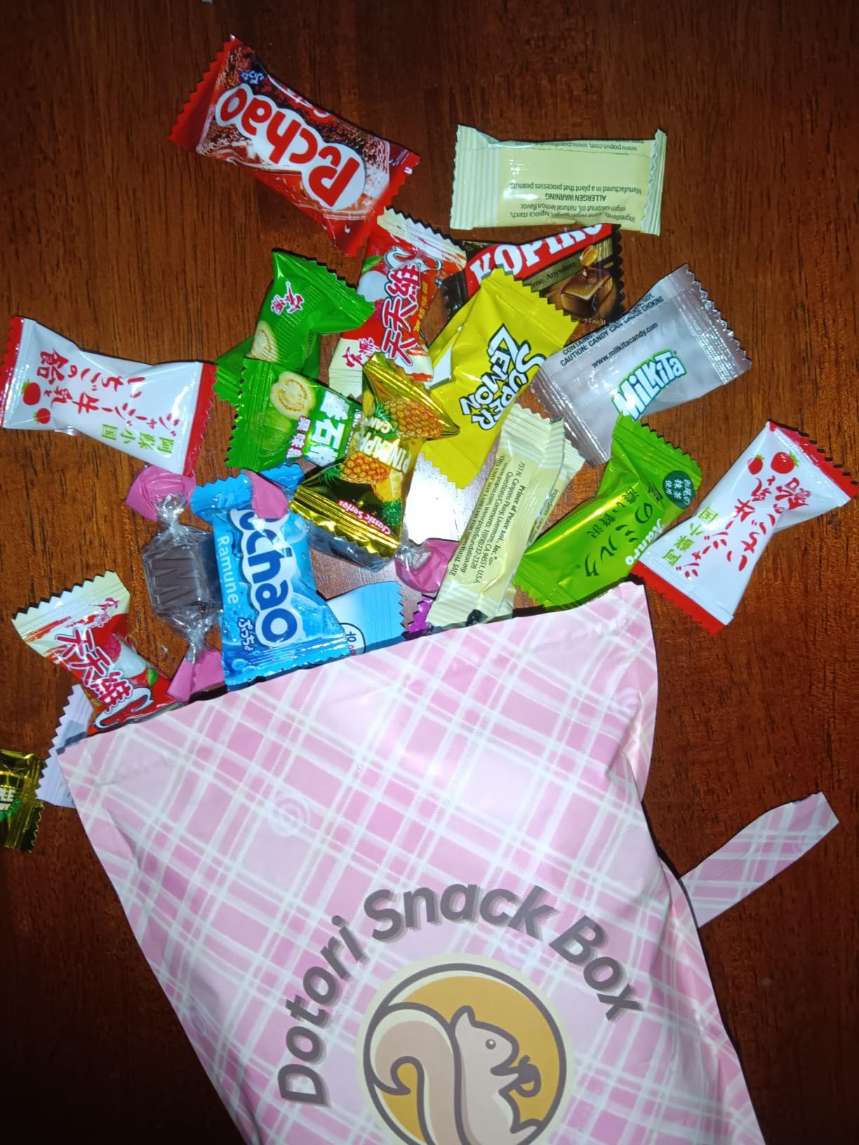 DOTORI SNACK BOX Assorted Asian Mystery Candy Bag | 40 Counts | Premium Quality Candies, Soft Candies, Gummies, Gums, Chocolate, and more from Japan, Korea, China, Indonesia, and Taiwan. customer photo 2