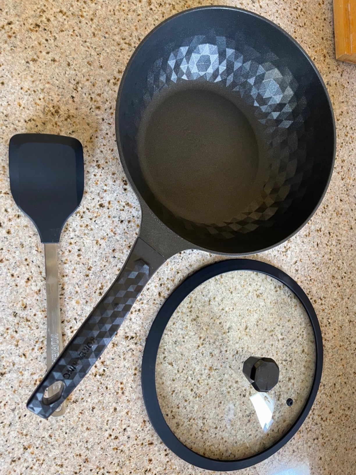 Diamond X Premium Non Stick Wok Pan with Lid - 11