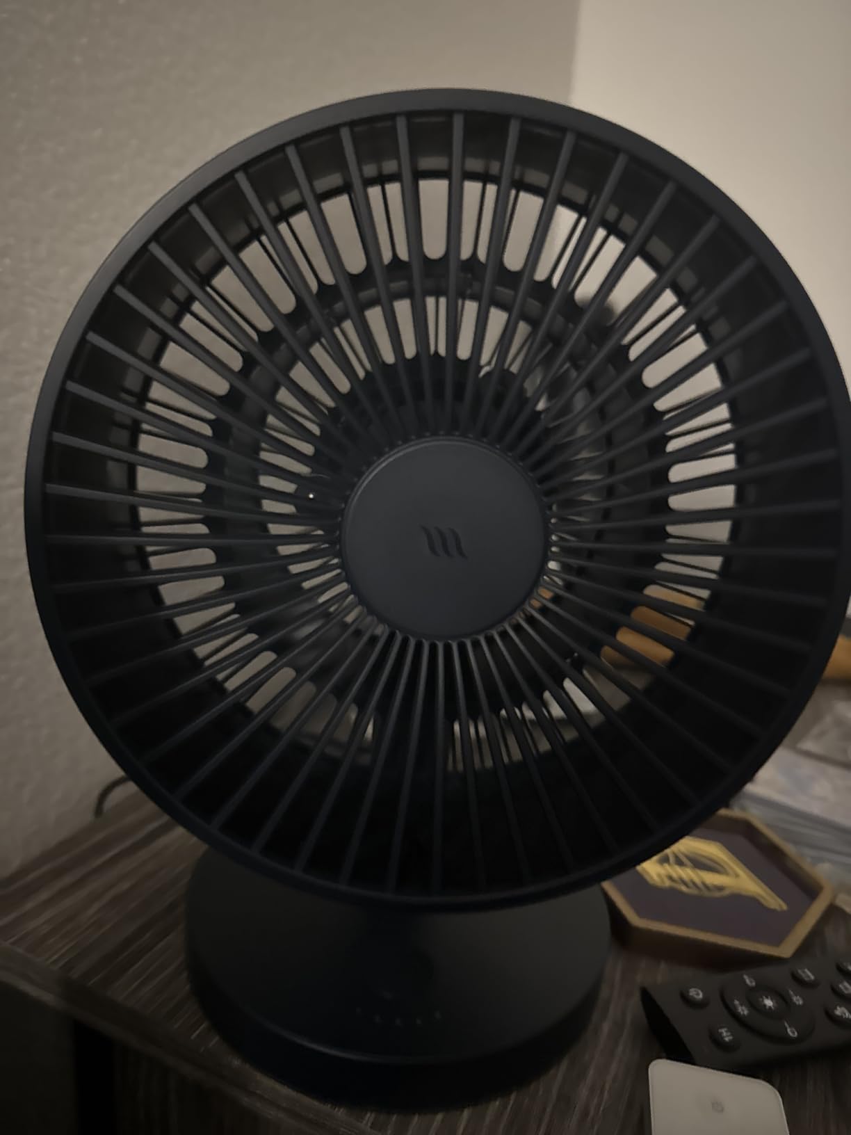 Windmill Smart Fan - Ultra-Quiet 2-in-1 Air Circulator with Remote - 5-Speed Compact Cooling Fan - Whisper-Quiet - App Compatible - Marine customer photo 1