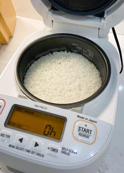 Zojirushi NW-YNC10WA Induction Rice Cooker and Warmer 5.5 Cup, White customer photo 2