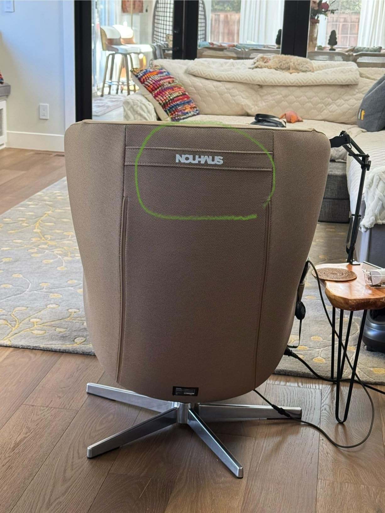 Nouhaus NOU Campo Heated Massage Chair, Full Body Massaging Zero-Gravity Leisure Recliner with Low-Noise 3D Massage and Dual Sound Systems Modern Massage Chairs (Elder White) customer photo 2