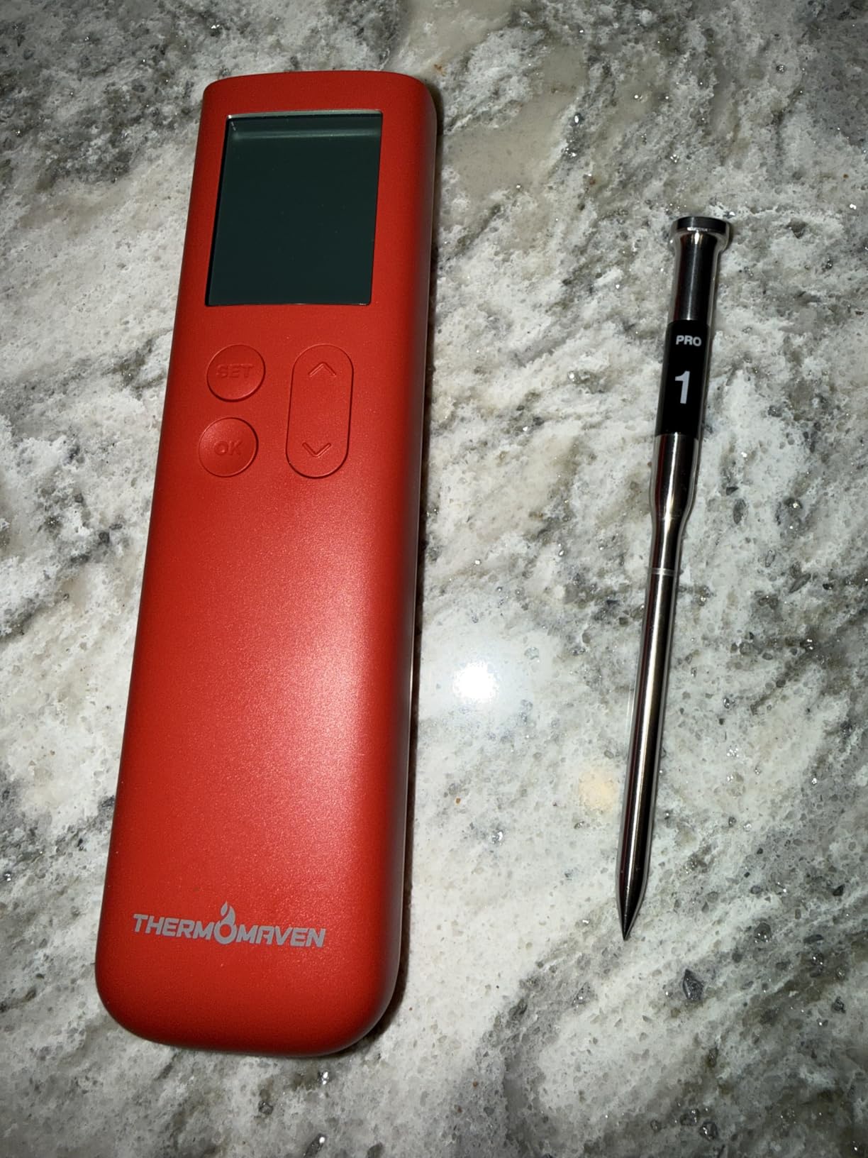 ThermoMaven Sub-1G Smart Wireless Meat Thermometer with Standalone Base customer photo 2