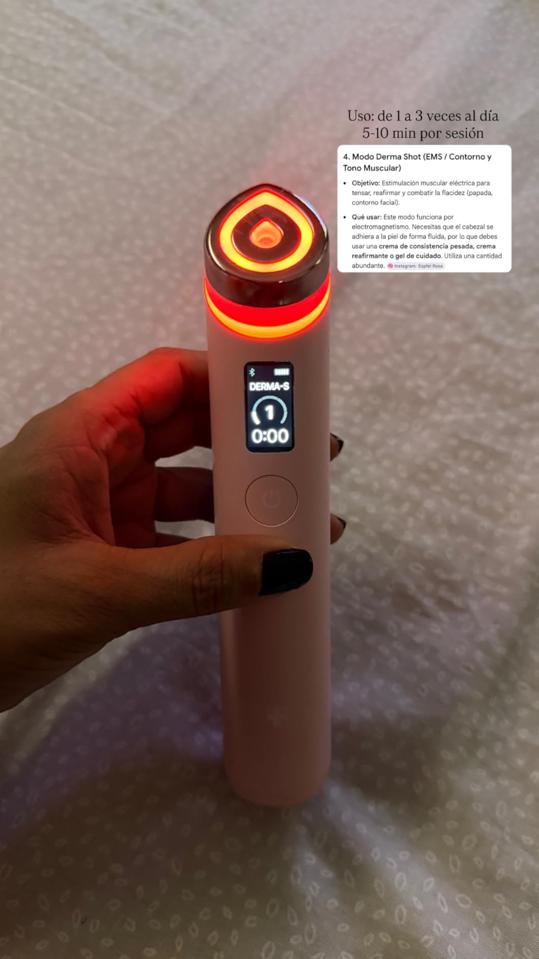 Medicube Age-R Booster Pro | 6-in-1 Real Glass Glow Beauty Massager | Korean Skin Care | Pink customer photo 1