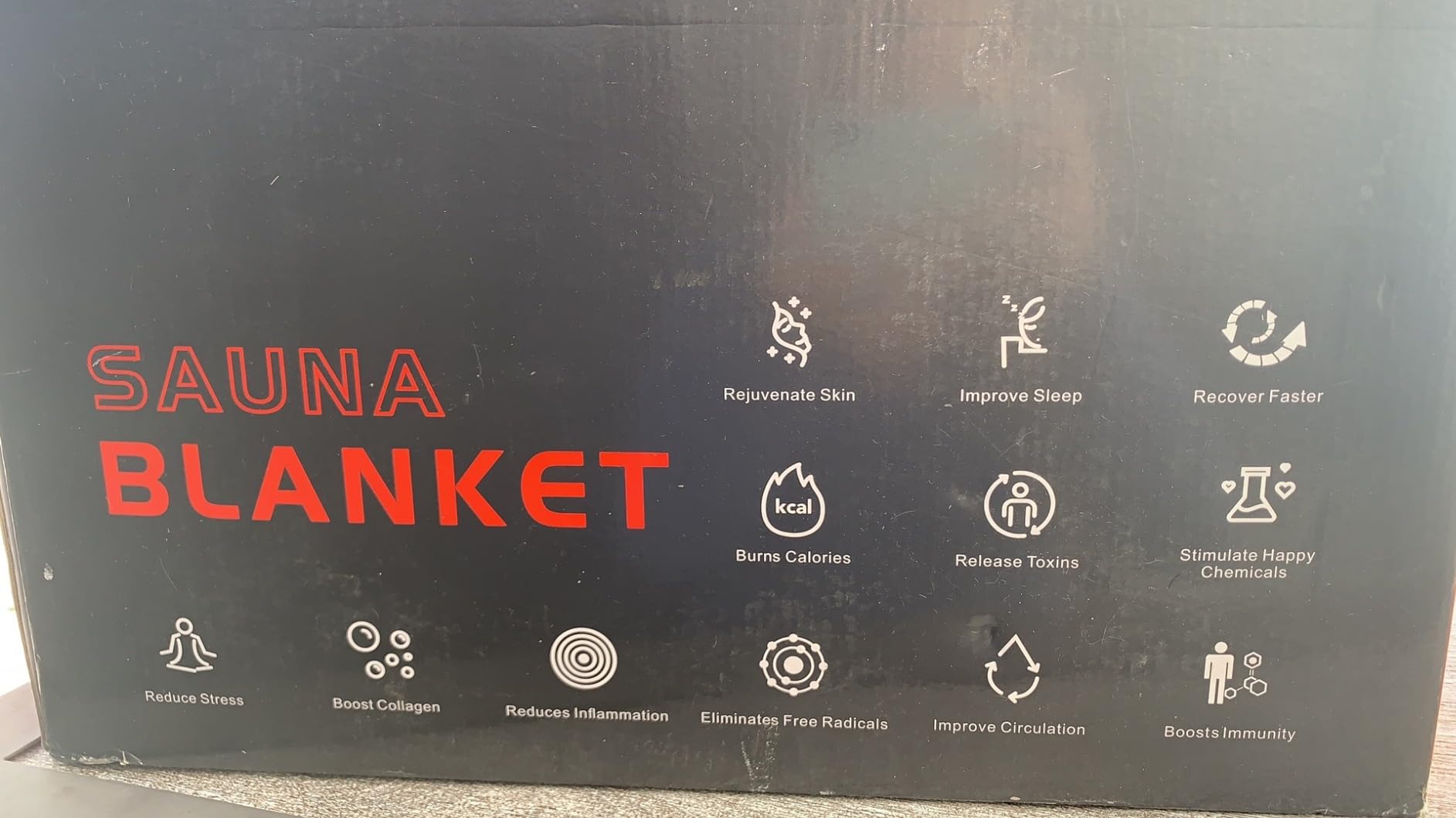 Infrared Sauna Blanket, Portable Sauna Blanket for Detoxification, Crystal Therapy Personal Sauna for Home Relaxation, 20-60 Mins Timer, 95-167F Temp Range, 5.74 ft x 2.53ft customer photo 1