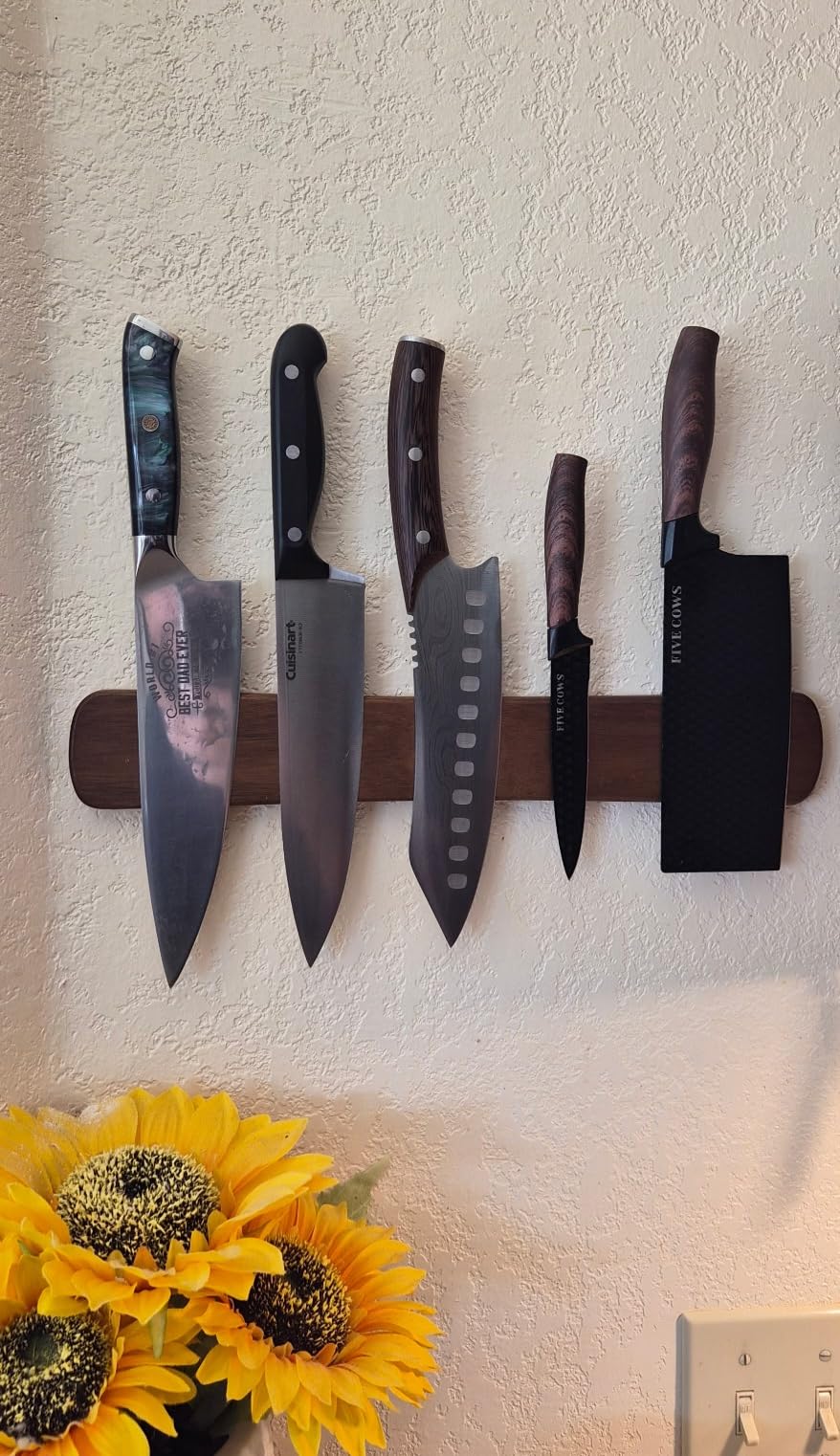 SYOKAMI Cleaver Chef Knife with Herb Stripper, 7