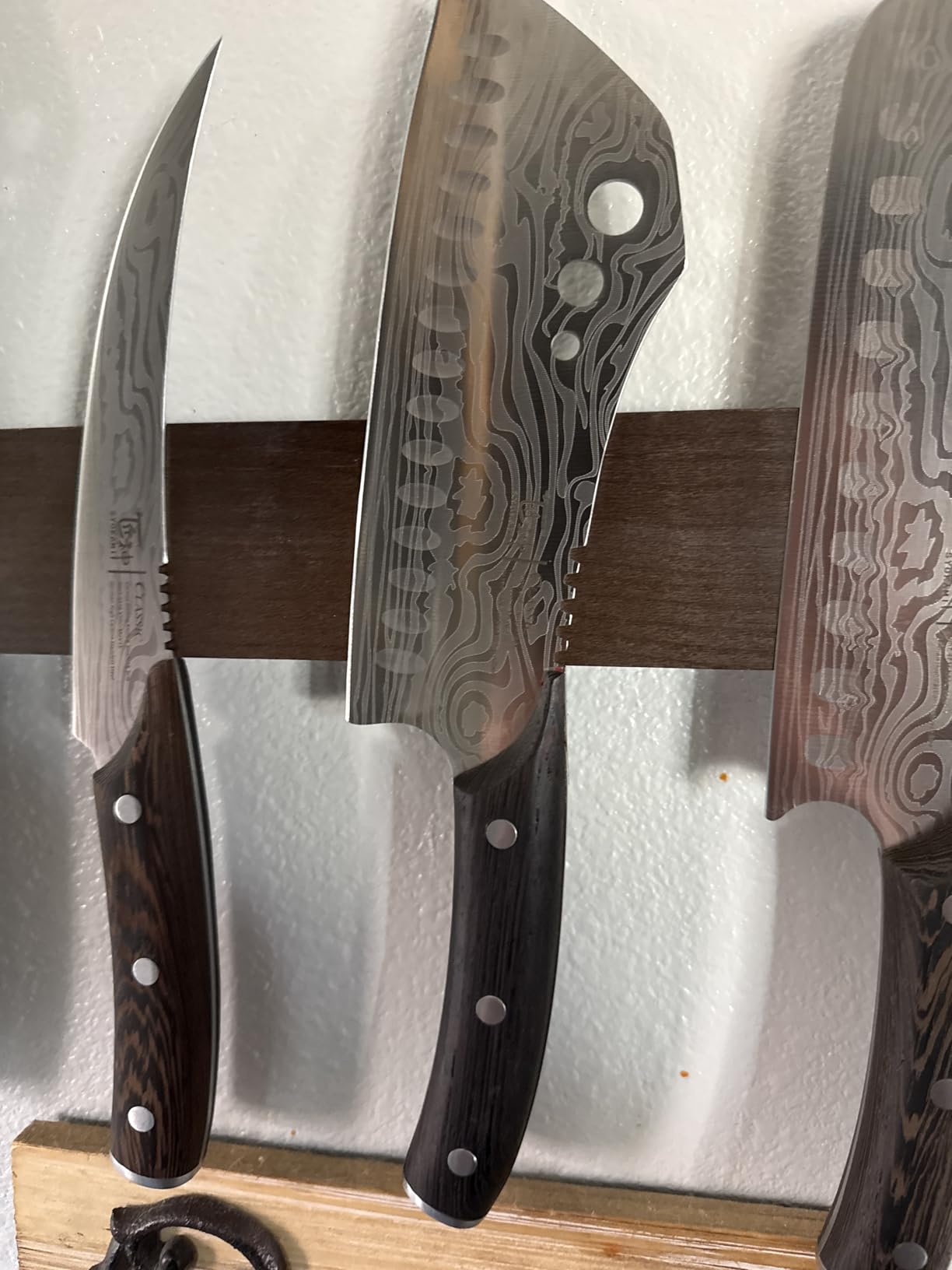 SYOKAMI Cleaver Chef Knife with Herb Stripper, 7