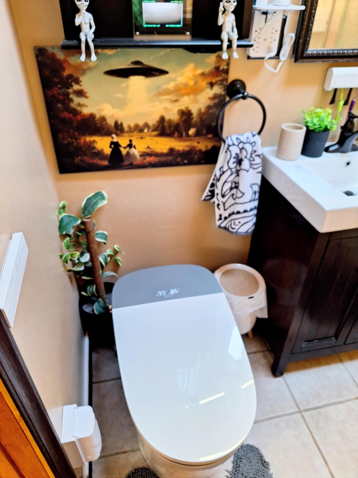 EPLO Smart Toilet Bidet with Auto Open Close, 1000 Gram MaP Flush Score, Foam Dispenser, ADA Comfort Height, Moving Dryer, Auto Flush, Heated Seat, One Piece Elongated Toilet with Tank Built in U8MAX customer photo 2