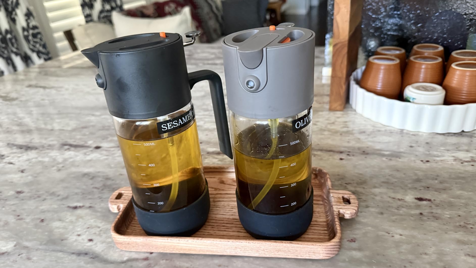 Costop Professional 500ml Glass Oil Sprayer - 3-in-1 Kitchen Tool: Fine Mist, Stream & Pour | Leak-Proof Design for Air Fryer, BBQ & Cooking | BPA-Free customer photo 1