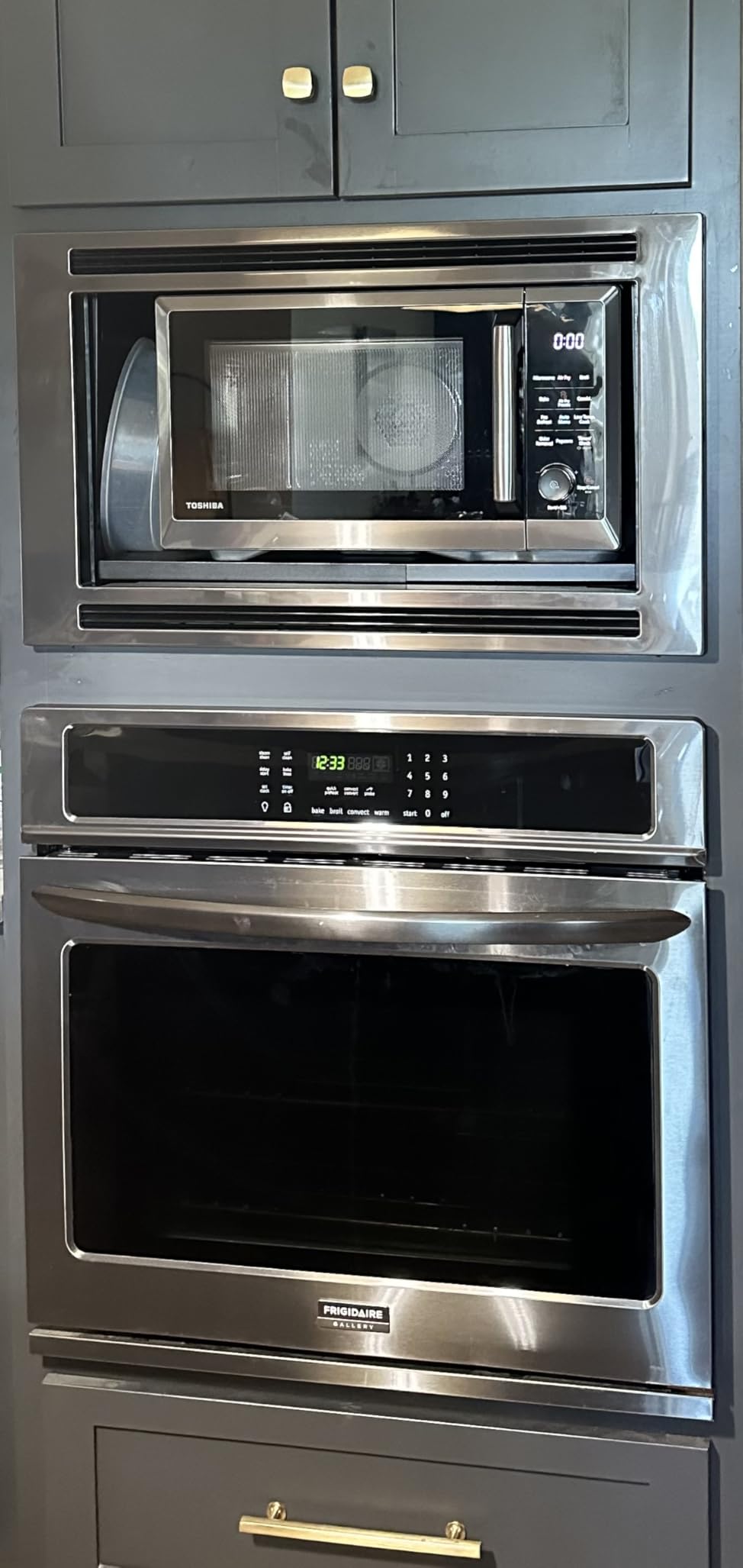 Air Fryer Combo 8-in-1 Countertop Microwave Oven, with Convection, Broil, Odor Removal Mode, 1.0 Cu.ft, Black Stainless Steel, ML2-EC10SA(BS) customer photo 1