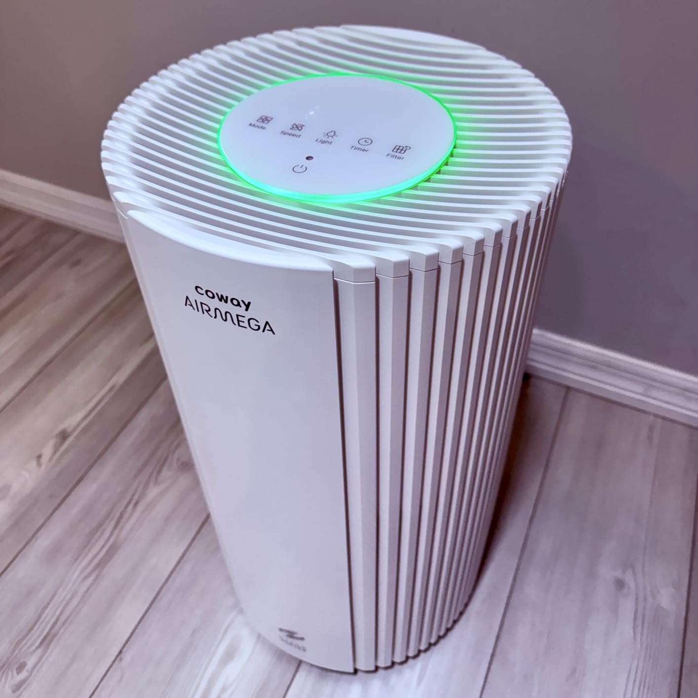 Coway Airmega 350 Air Purifier for Large Room Whole Home Up to 2,640 ft², HEPA Filter, Turbo Eco Mode, Timer, Energy Star, White customer photo 2