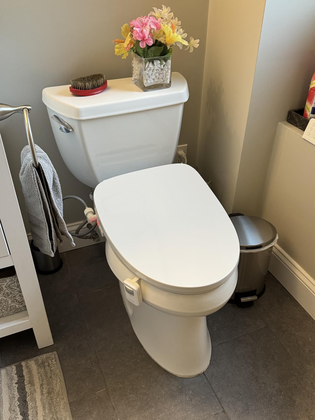 TUSHY Cloud+ Electric Bidet Toilet Seat with Remote, Heated, Elongated customer photo 1
