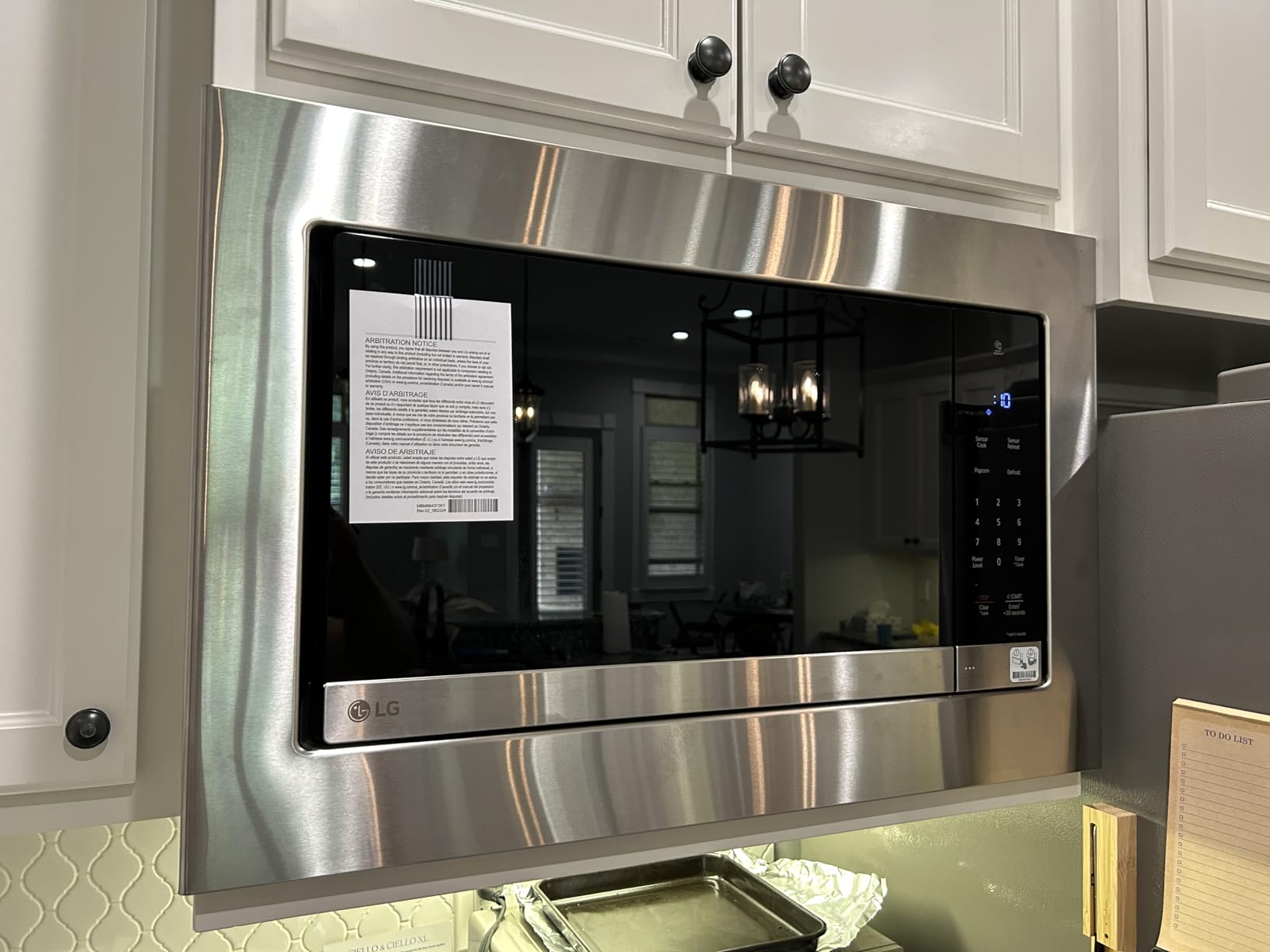 LG Countertop Microwave, 2.0 cu. ft., Stainless Steel, Smart Inverter, Sensor Cooking, 1200 Watts customer photo 1